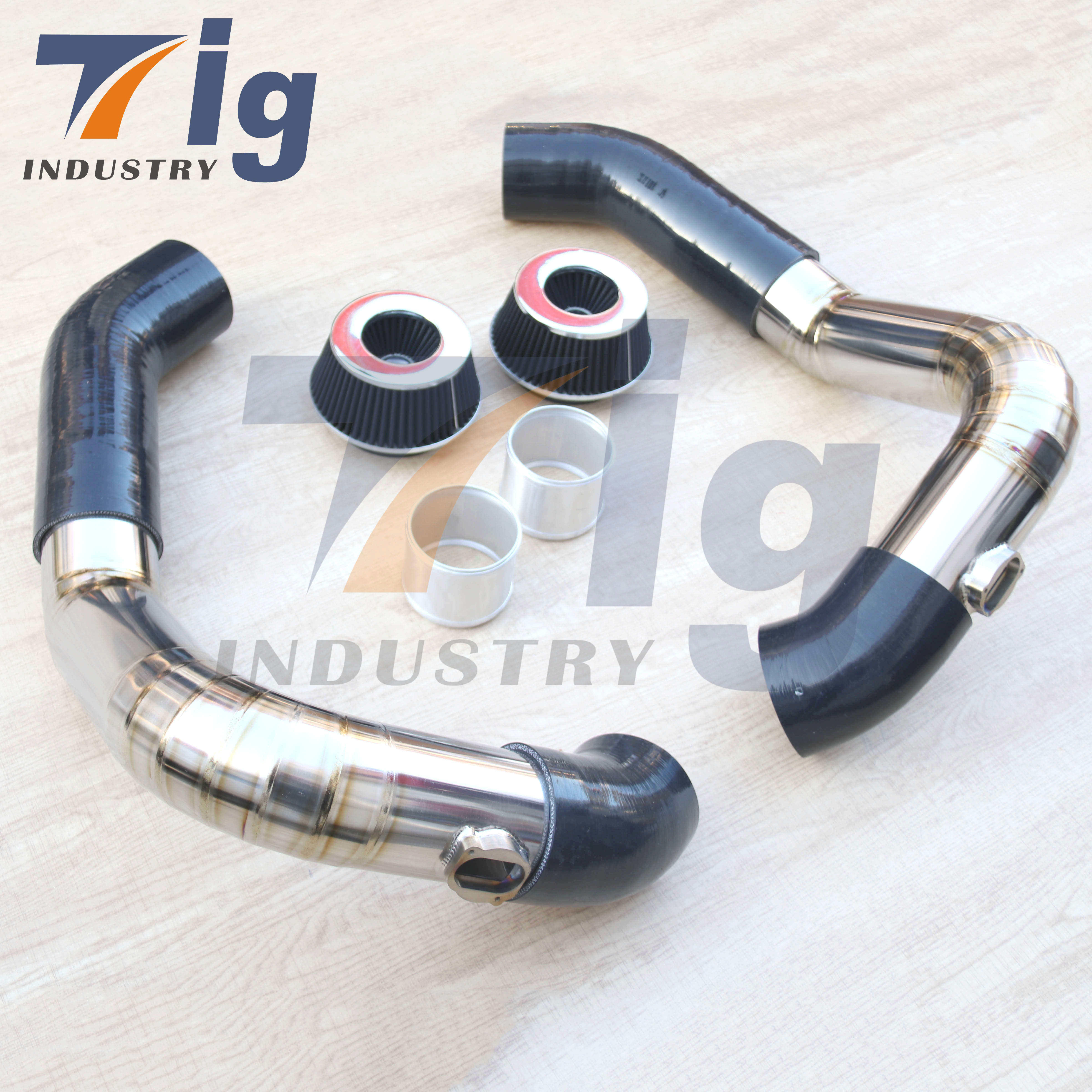 FRONT MOUNT S63TU F10 M5 F12 M6 TITANIUM INTAKE SYSTEM KIT ( 2012-2017 )