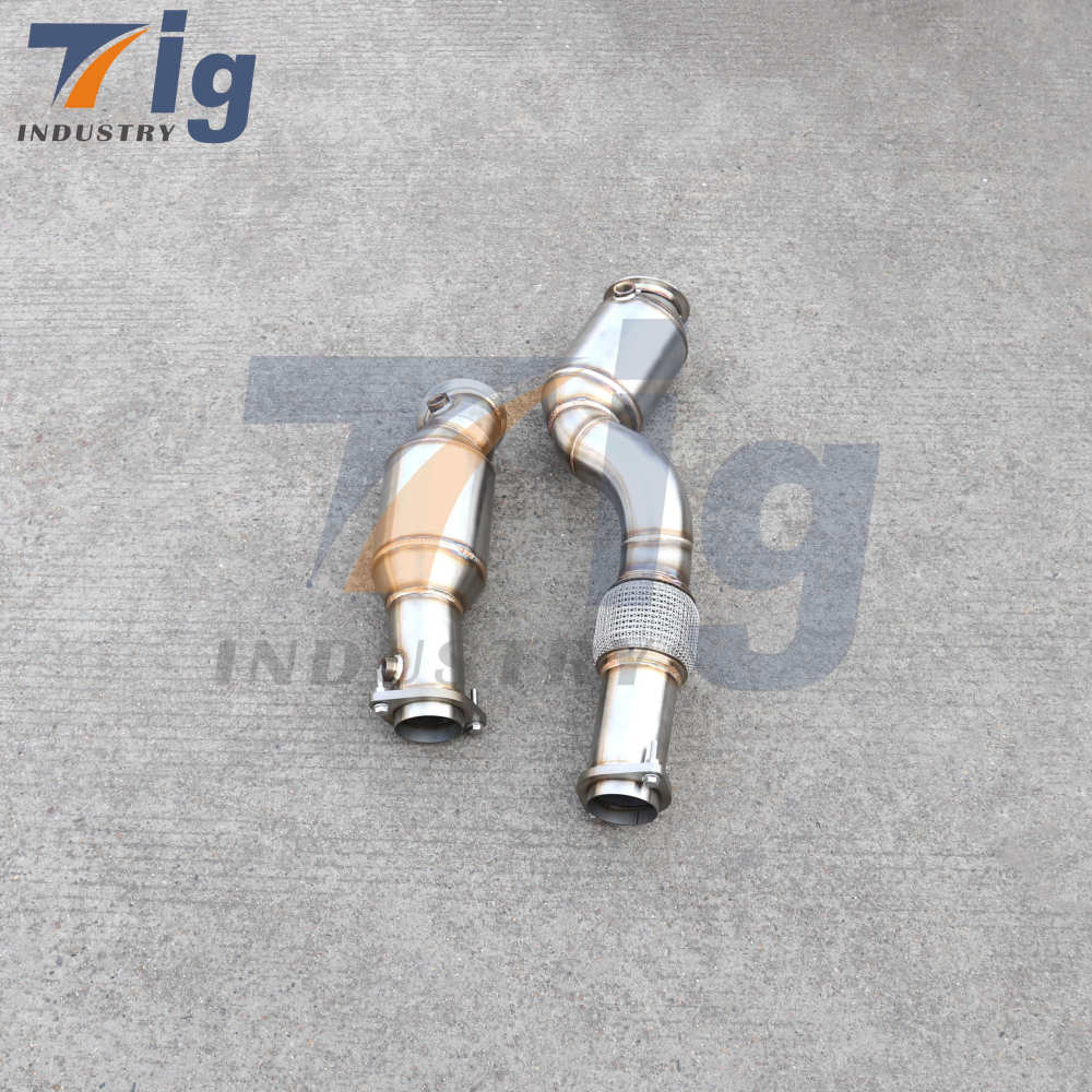 High Flow downpipe for BMW G80 M3 M4 S58 Stainless Steel Exhaust downpipe