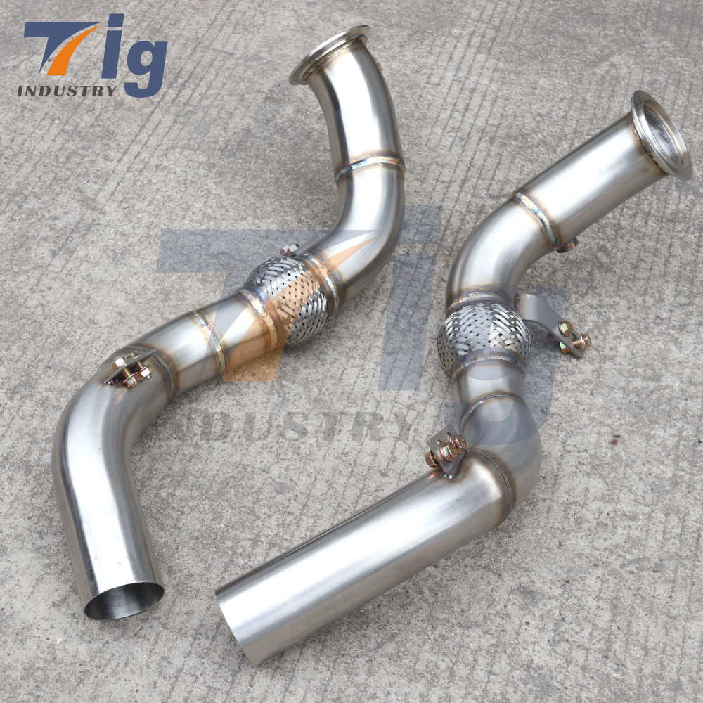 High Performance Exhaust Pipe for BMW X5M F85 X6M F86 SUS304 Stainless Steel Downpipe