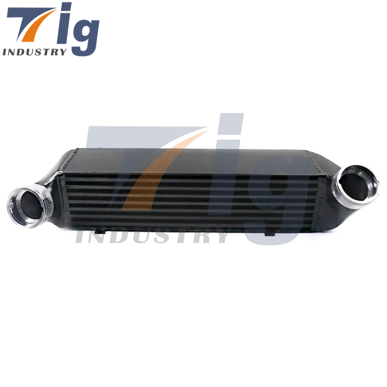 Aluminum Front Mount FMIC Upgrade Intercooler For BMW 135i 335i X1 N54 N55 E82 E84 E90 E92 2007-2012 Black /Silver