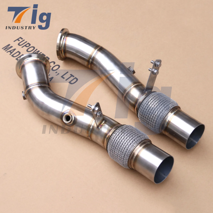 For BMW M760 V12 6.6T N74 585P exhaust decat downpipe 2019~UP