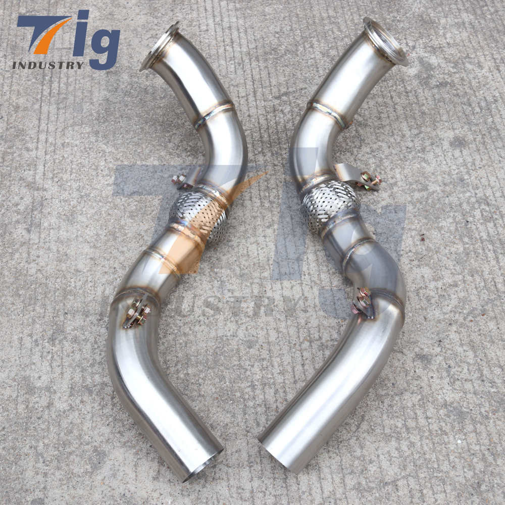 High Performance Exhaust Pipe for BMW X5M F85 X6M F86 SUS304 Stainless Steel Downpipe