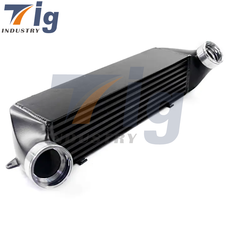 Aluminum Front Mount FMIC Upgrade Intercooler For BMW 135i 335i X1 N54 N55 E82 E84 E90 E92 2007-2012 Black /Silver