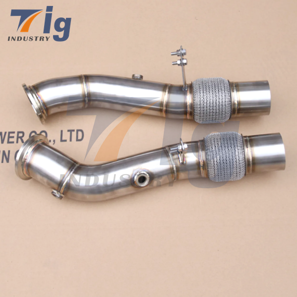 For BMW M760 V12 6.6T N74 585P exhaust decat downpipe 2019~UP