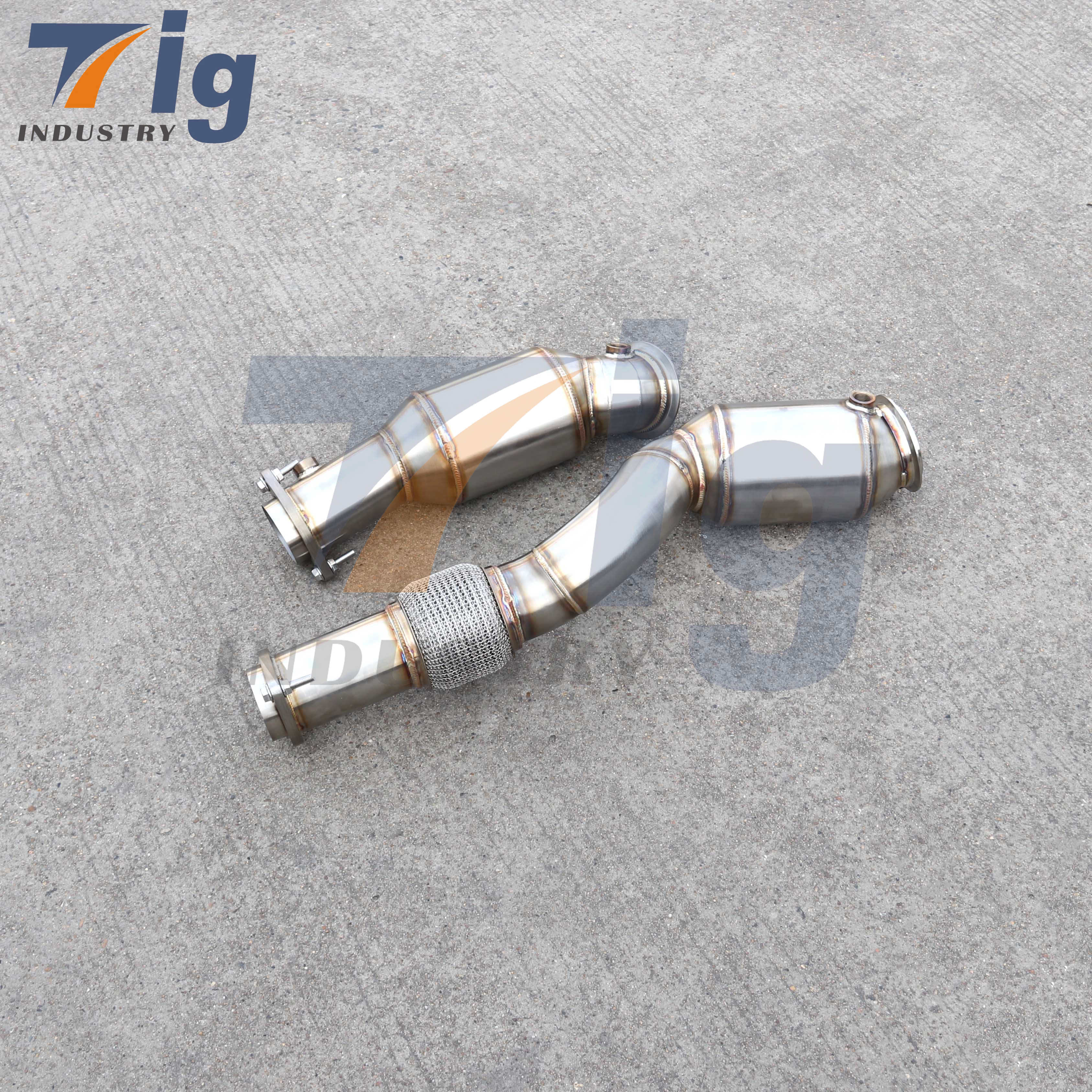High Flow downpipe for BMW G80 M3 M4 S58 Stainless Steel Exhaust downpipe