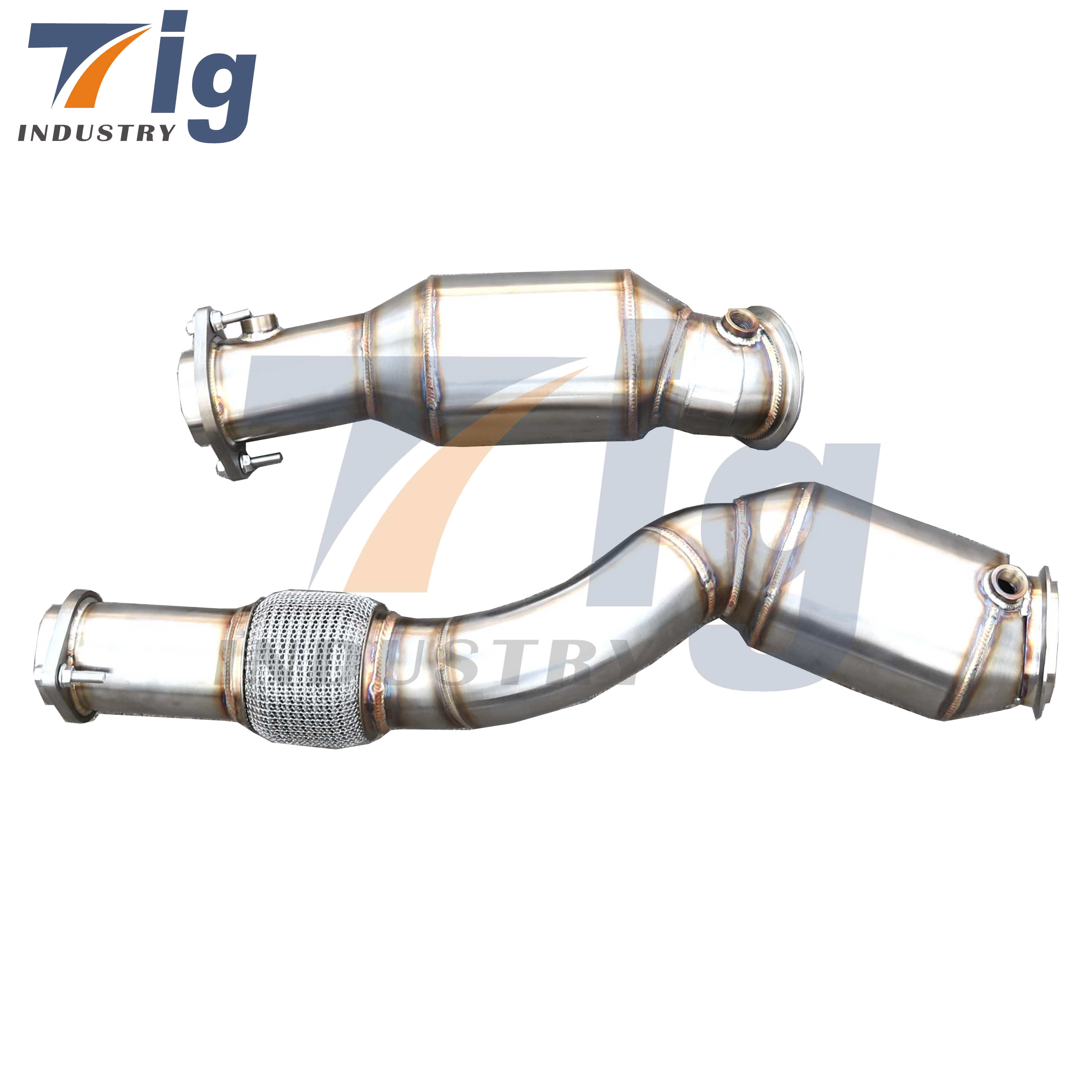 High Flow downpipe for BMW G80 M3 M4 S58 Stainless Steel Exhaust downpipe