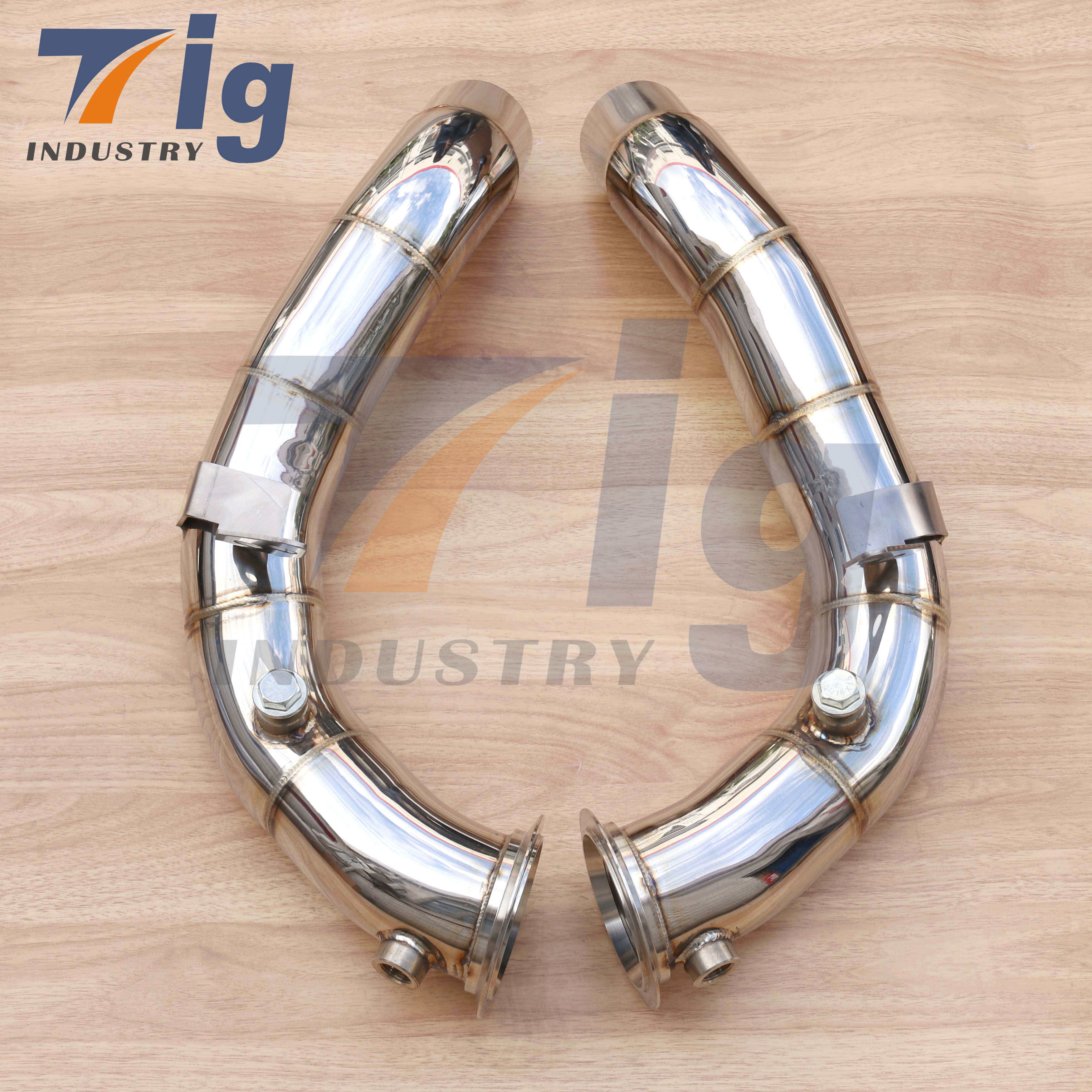 FOR BMW F10 M5 F1X M6 ( S63TU 2012-2017 ) Stainless Steel DOWNPIPE COMBO PACK