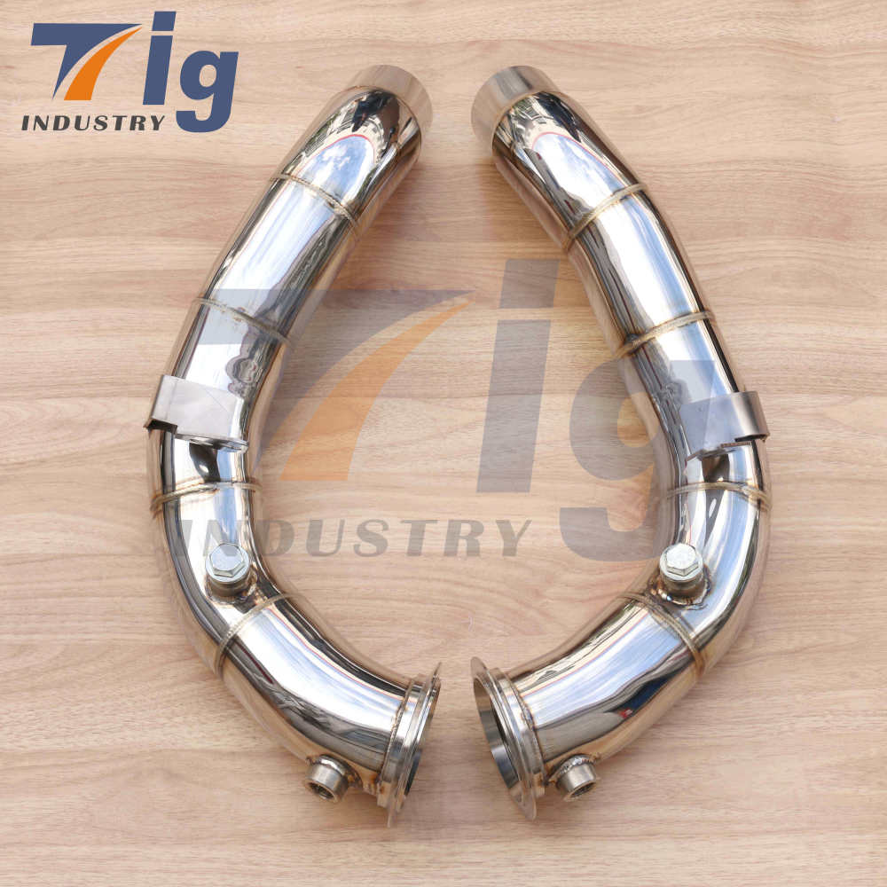 FOR BMW F10 M5 F1X M6 ( S63TU 2012-2017 ) Stainless Steel DOWNPIPE COMBO PACK