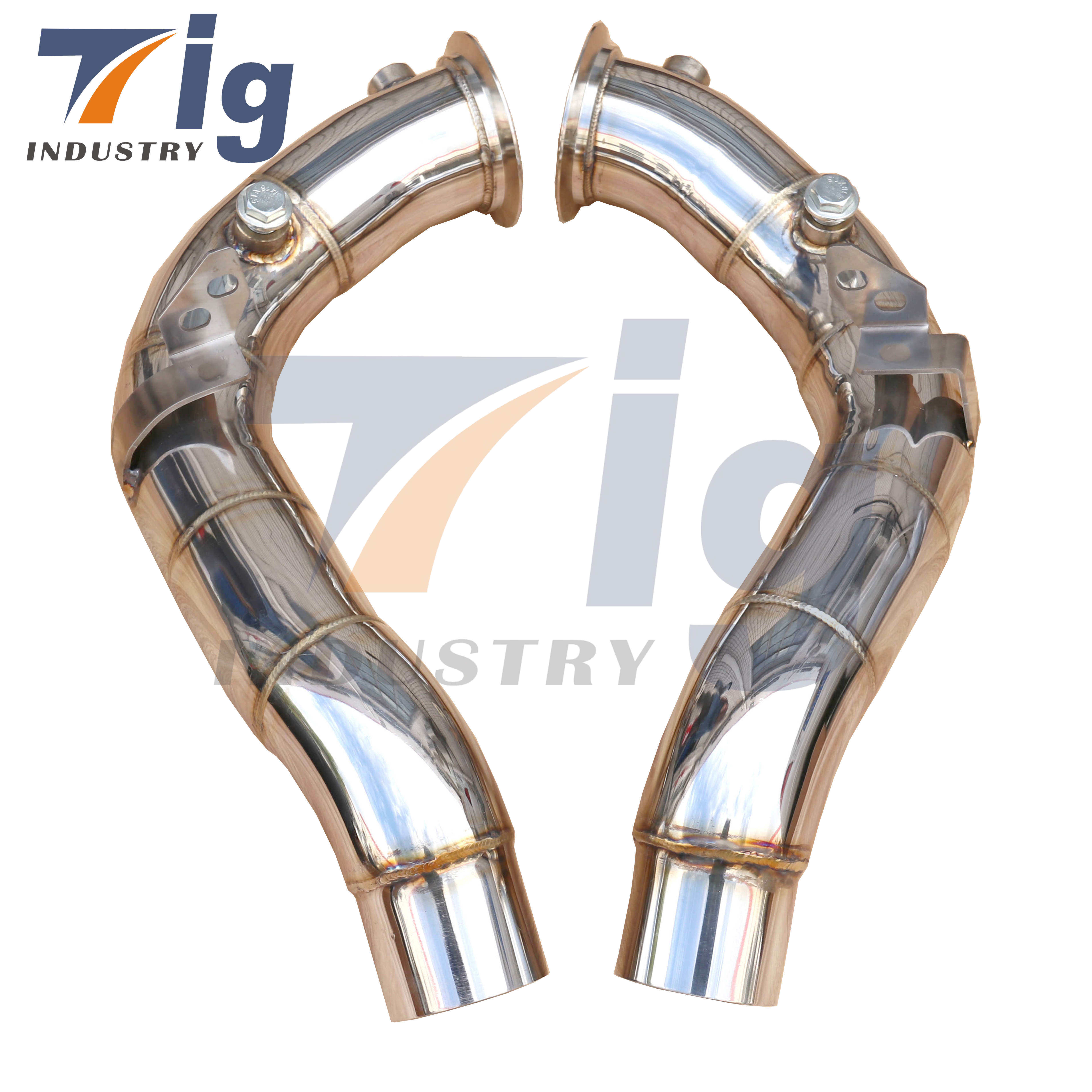 FOR BMW F10 M5 F1X M6 ( S63TU 2012-2017 ) Stainless Steel DOWNPIPE COMBO PACK