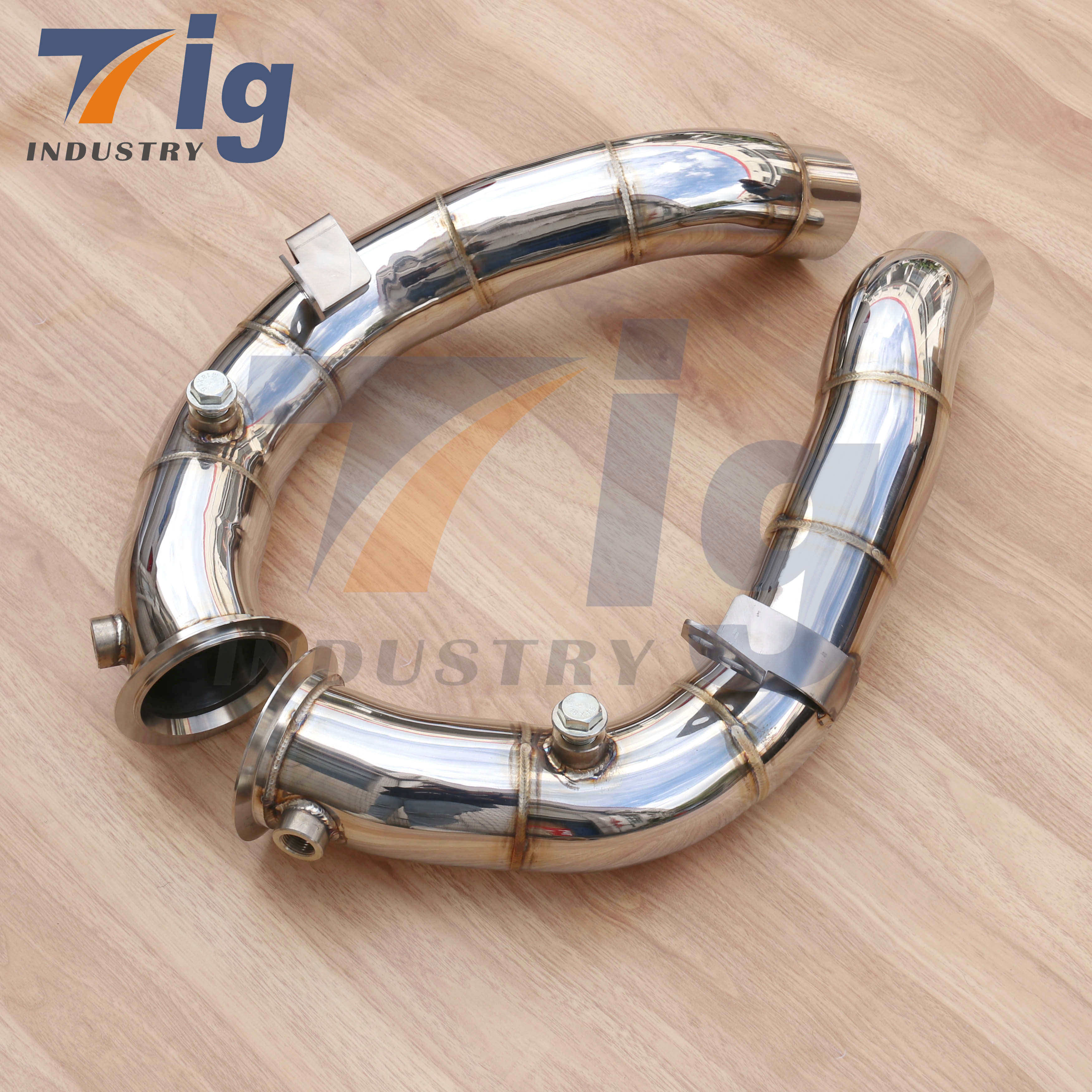 FOR BMW F10 M5 F1X M6 ( S63TU 2012-2017 ) Stainless Steel DOWNPIPE COMBO PACK