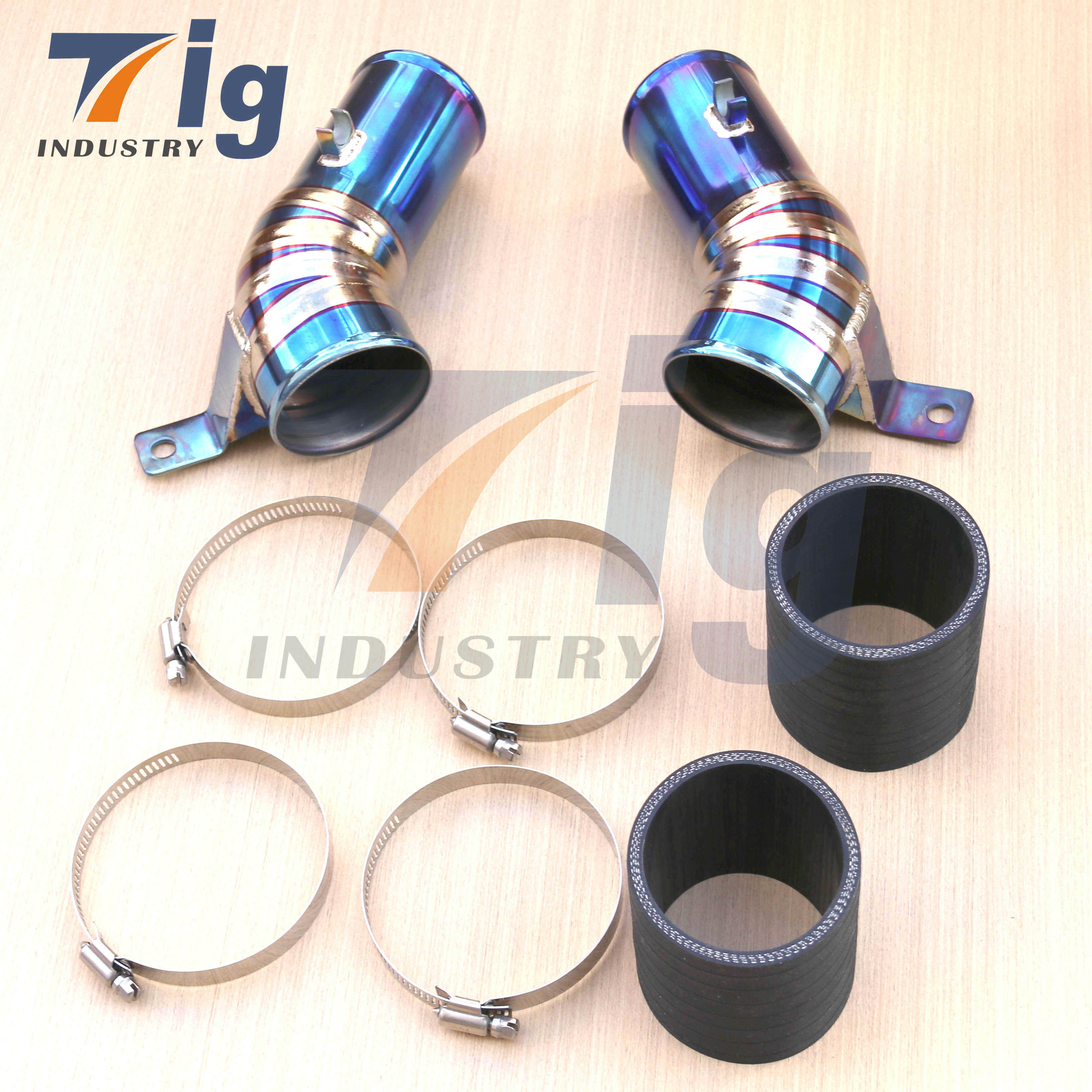 Titanium Air Intake charges pipe for BMW F10 M5 F12 M6 Titanium exhaust catback