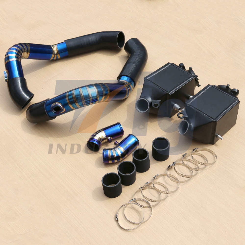 M5 M6 F10 F12 F06 Front mount air intakes FILTERS + intercooler + charge pipe KIT