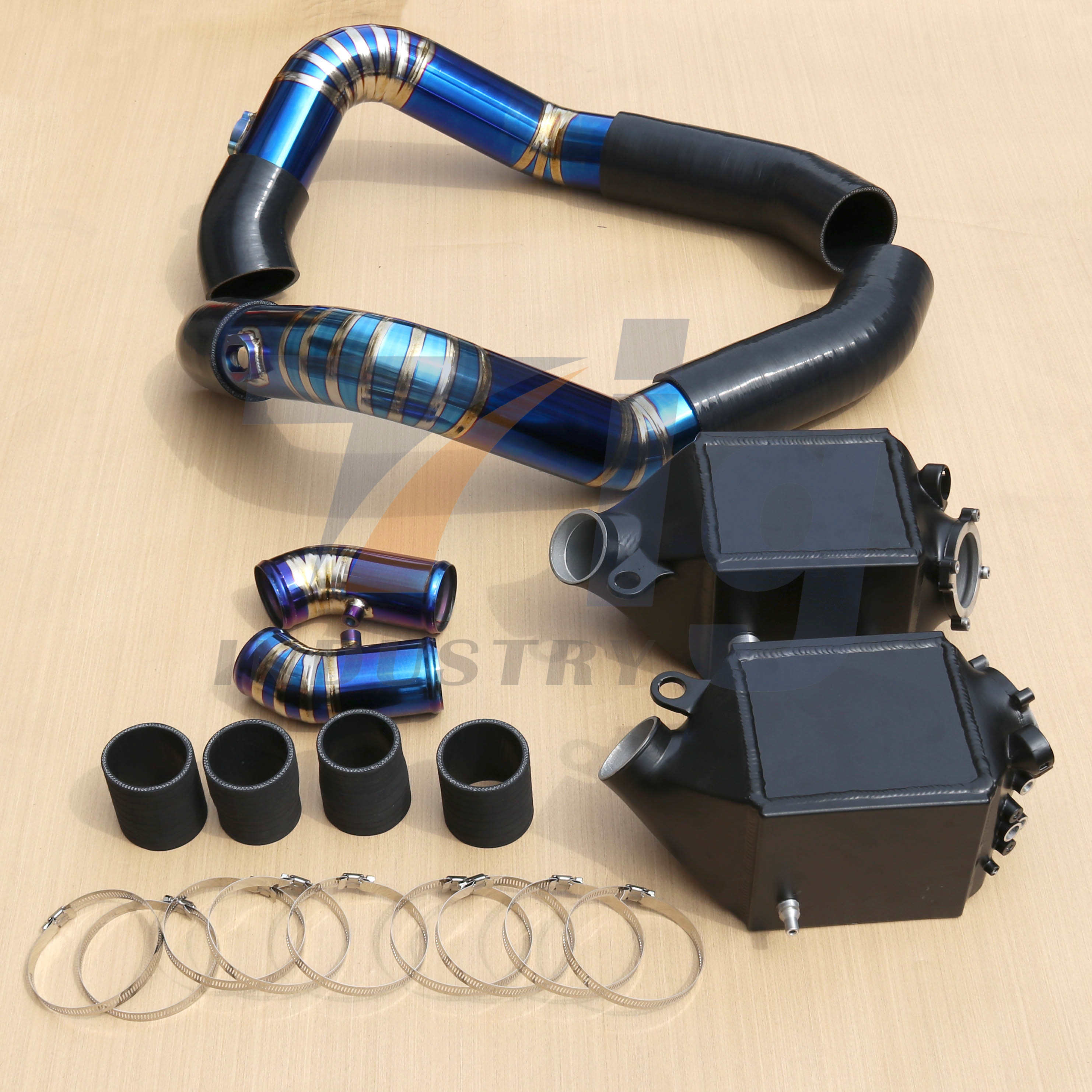 M5 M6 F10 F12 F06 Front mount air intakes FILTERS + intercooler + charge pipe KIT