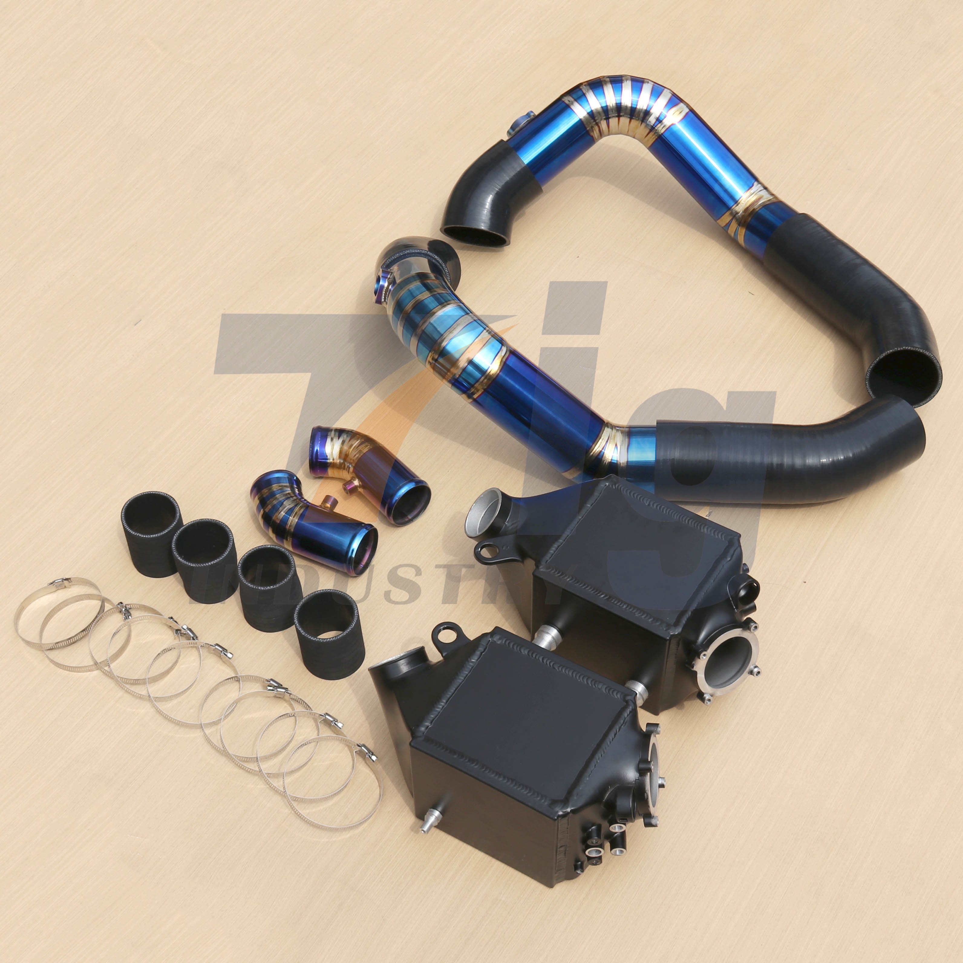 M5 M6 F10 F12 F06 Front mount air intakes FILTERS + intercooler + charge pipe KIT