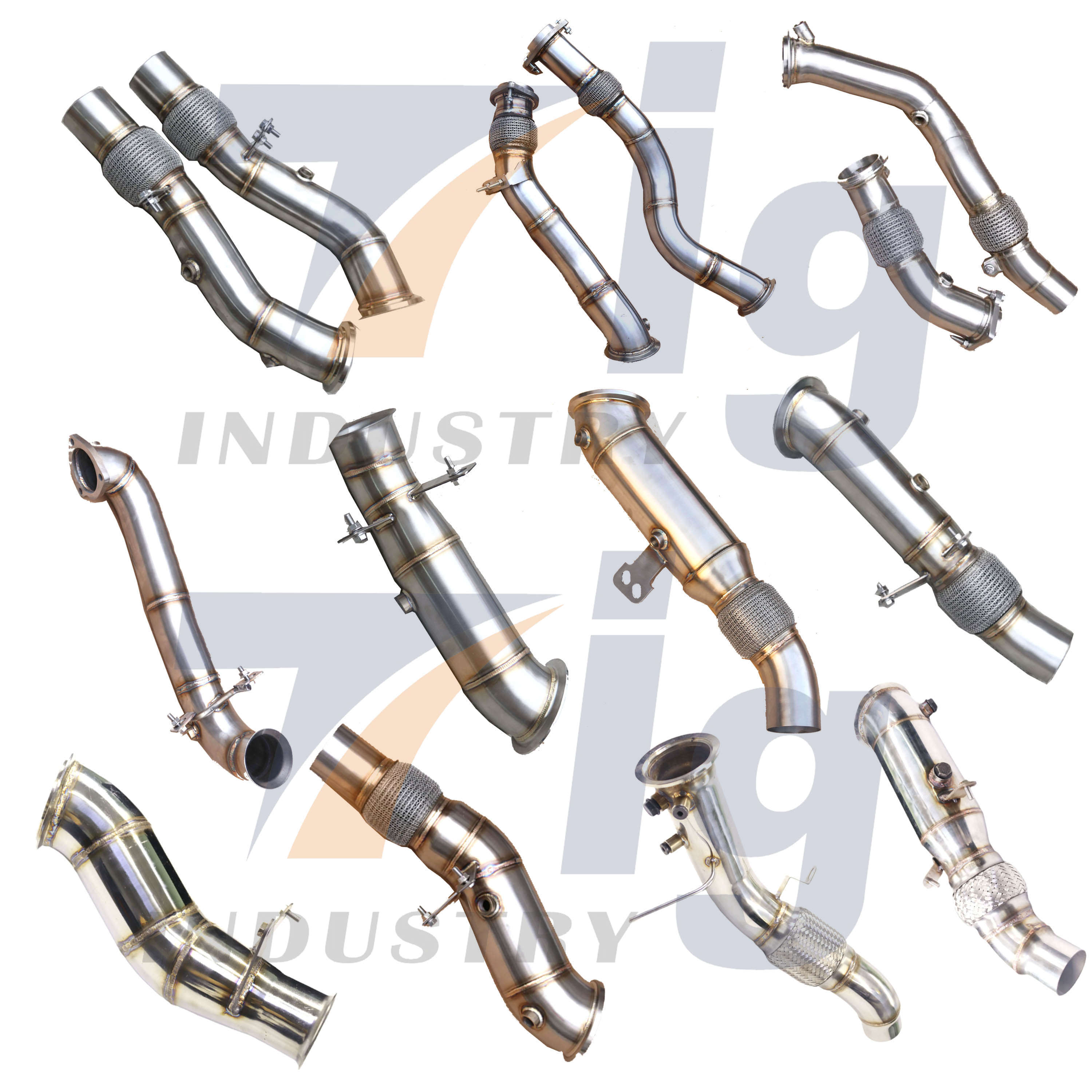 Stainless Steel Race Downpipe CUSTOM For BMW B58 B48 N55 N54 M3 M4