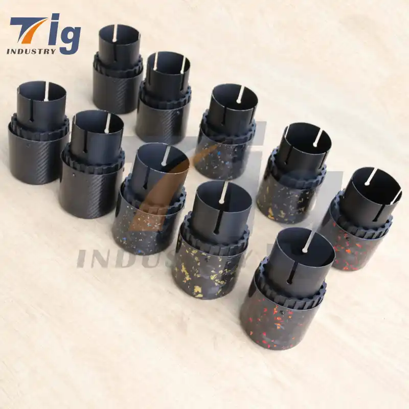 Universal 2.5inch exhaust carbon single tips