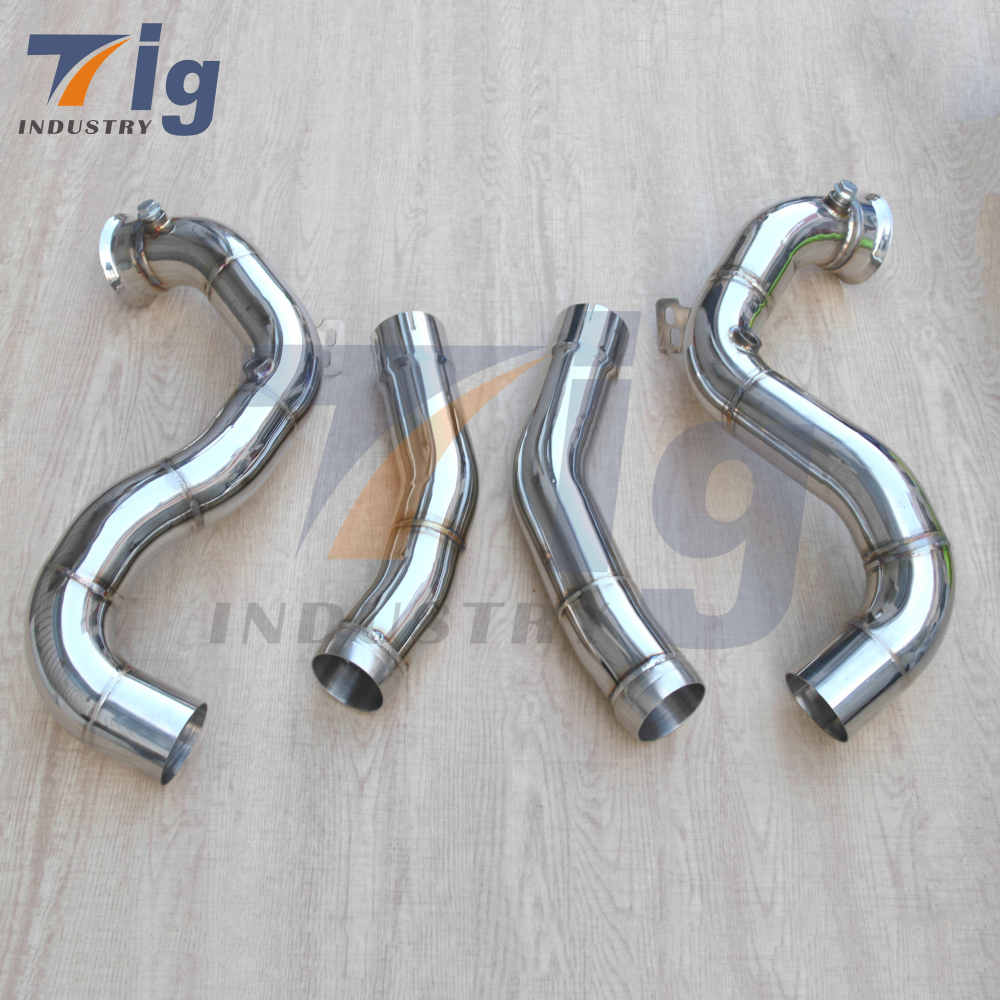 For car exhaust system Downpipes Fit Benz AMG W205 C63