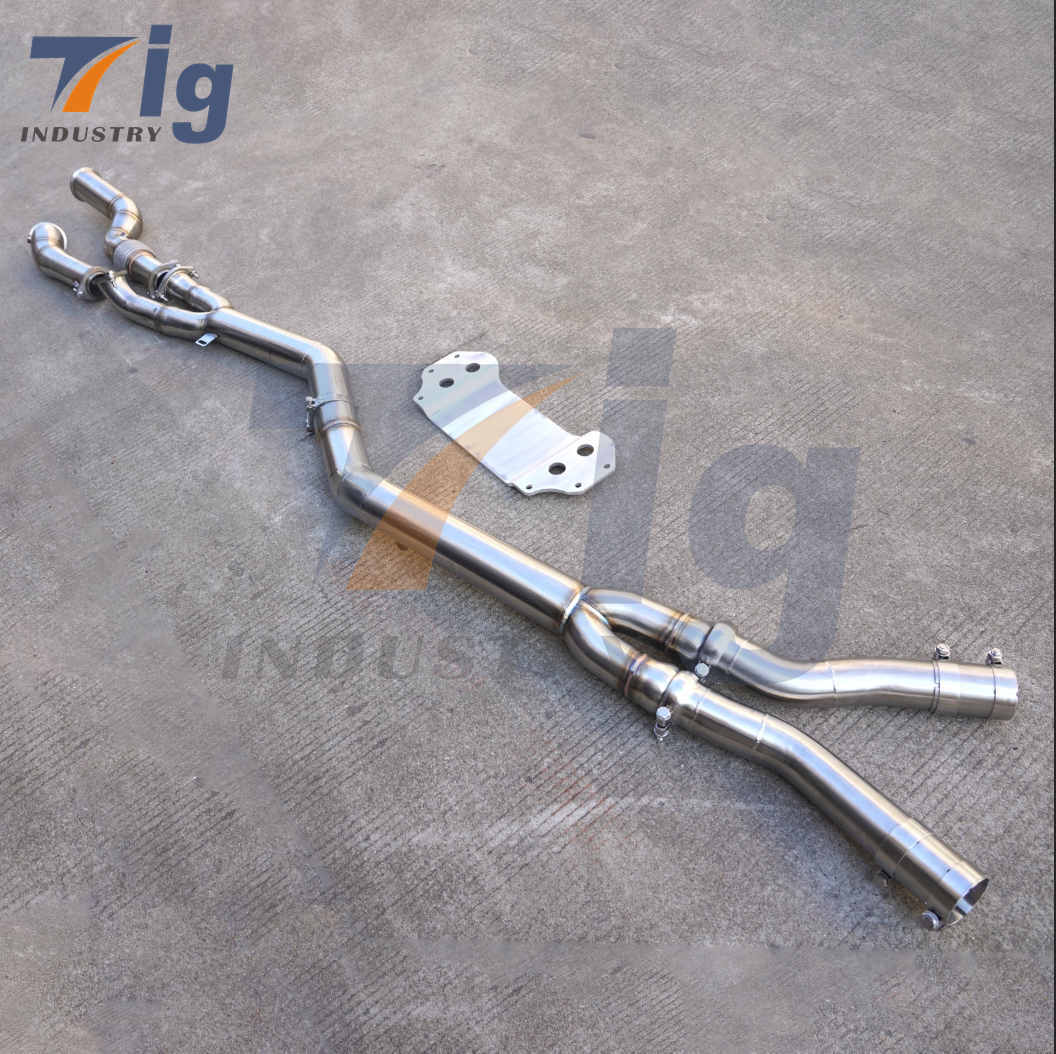 Performance S58 M3 M4 G80 G82 3.0T midpipe with backplate+Downpipe
