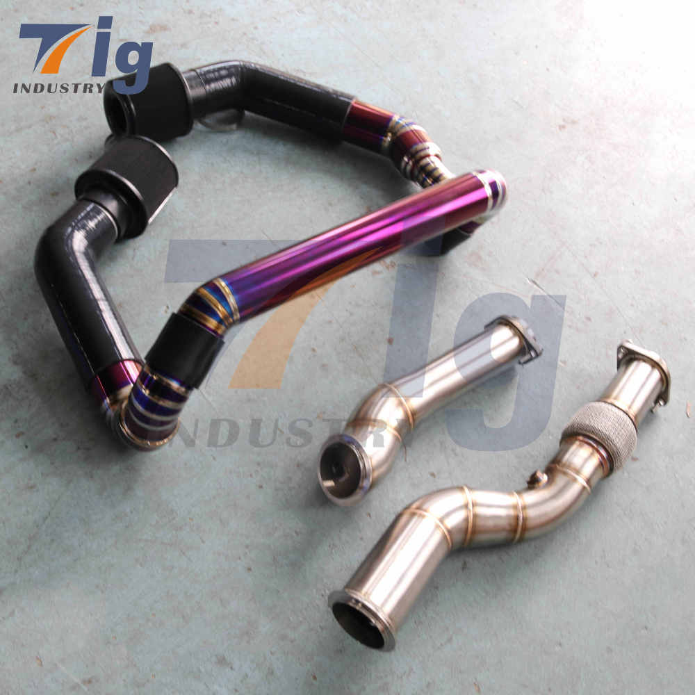 Titanium Front Mount Intake Kit Downpipe For BMW G80 M3 G82 G83 M4 S58 2021+