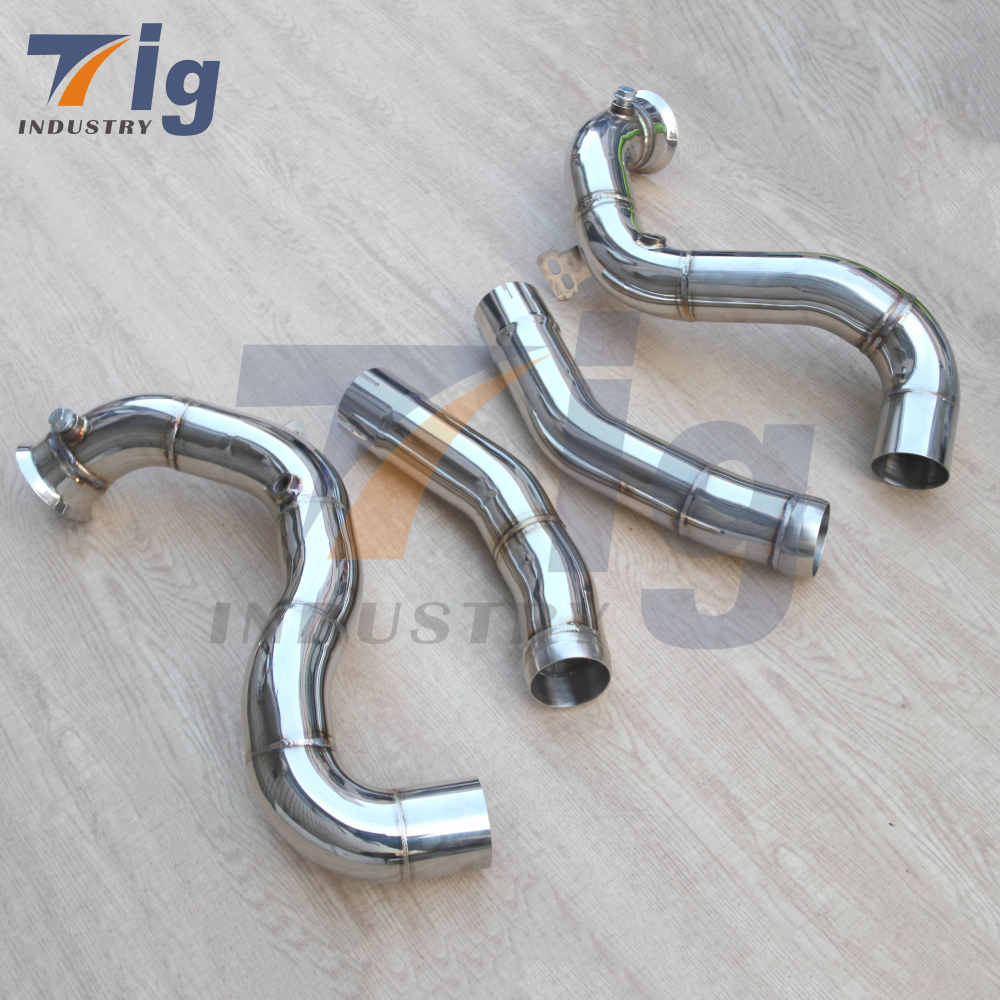 For car exhaust system Downpipes Fit Benz AMG W205 C63