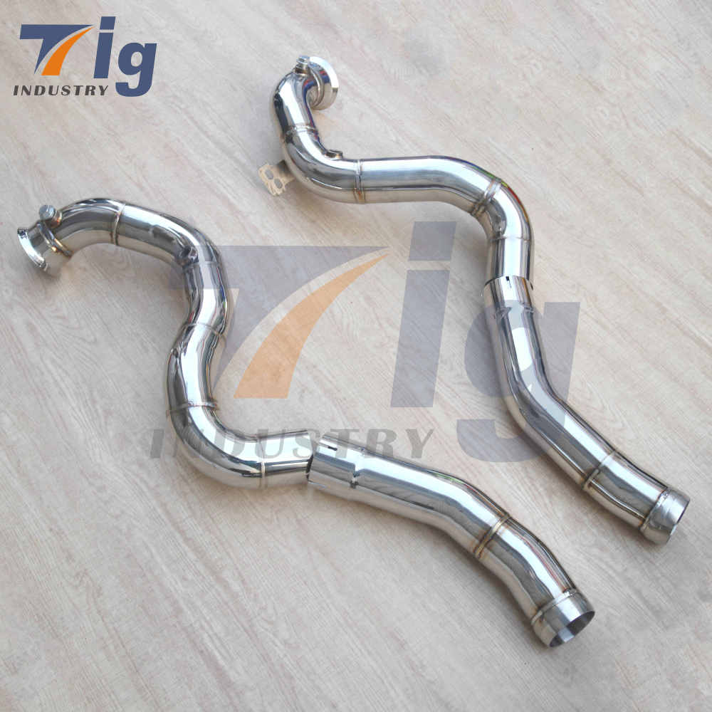 For car exhaust system Downpipes Fit Benz AMG W205 C63