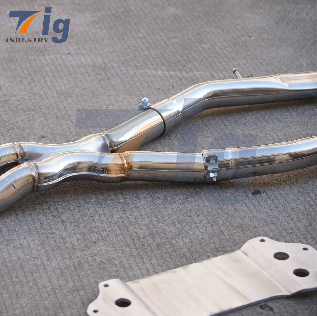 Performance S58 M3 M4 G80 G82 3.0T midpipe with backplate+Downpipe