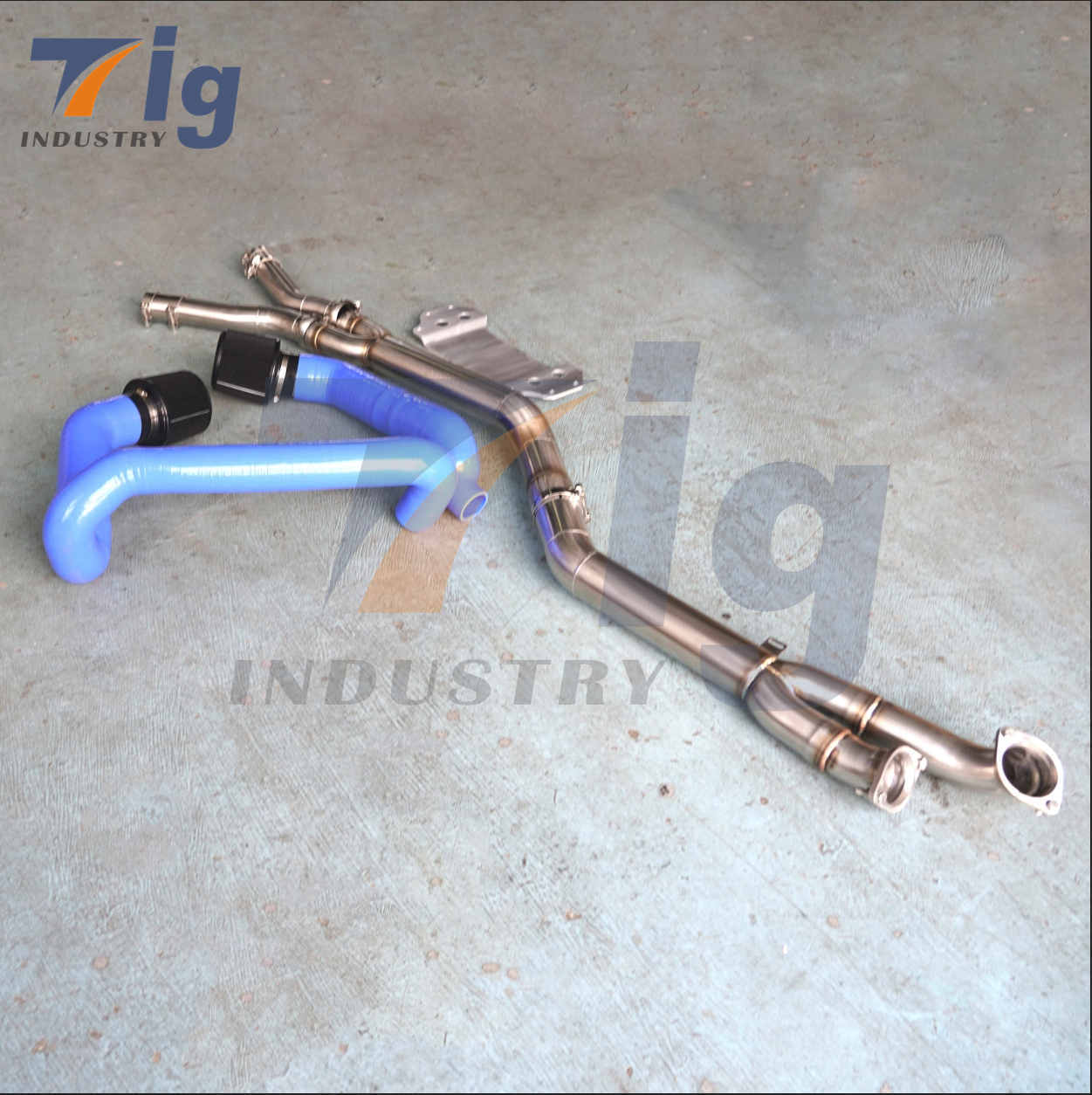 silicone intake For BMW G80 M3 G82 M4 Midpipe 304SS exhaust pipe