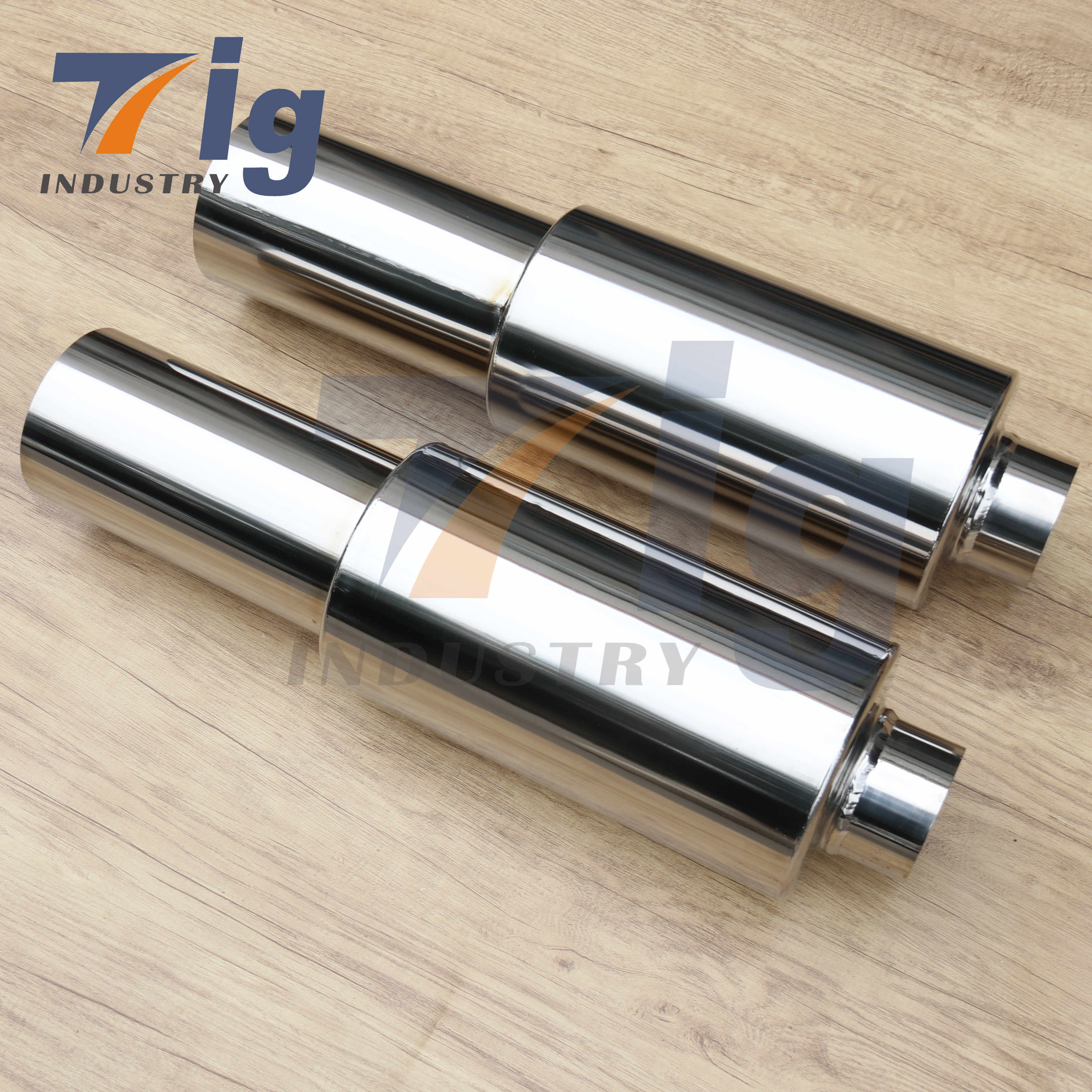 4.6" inlet / outlet straight Universal Exhaust Resonator Muffler