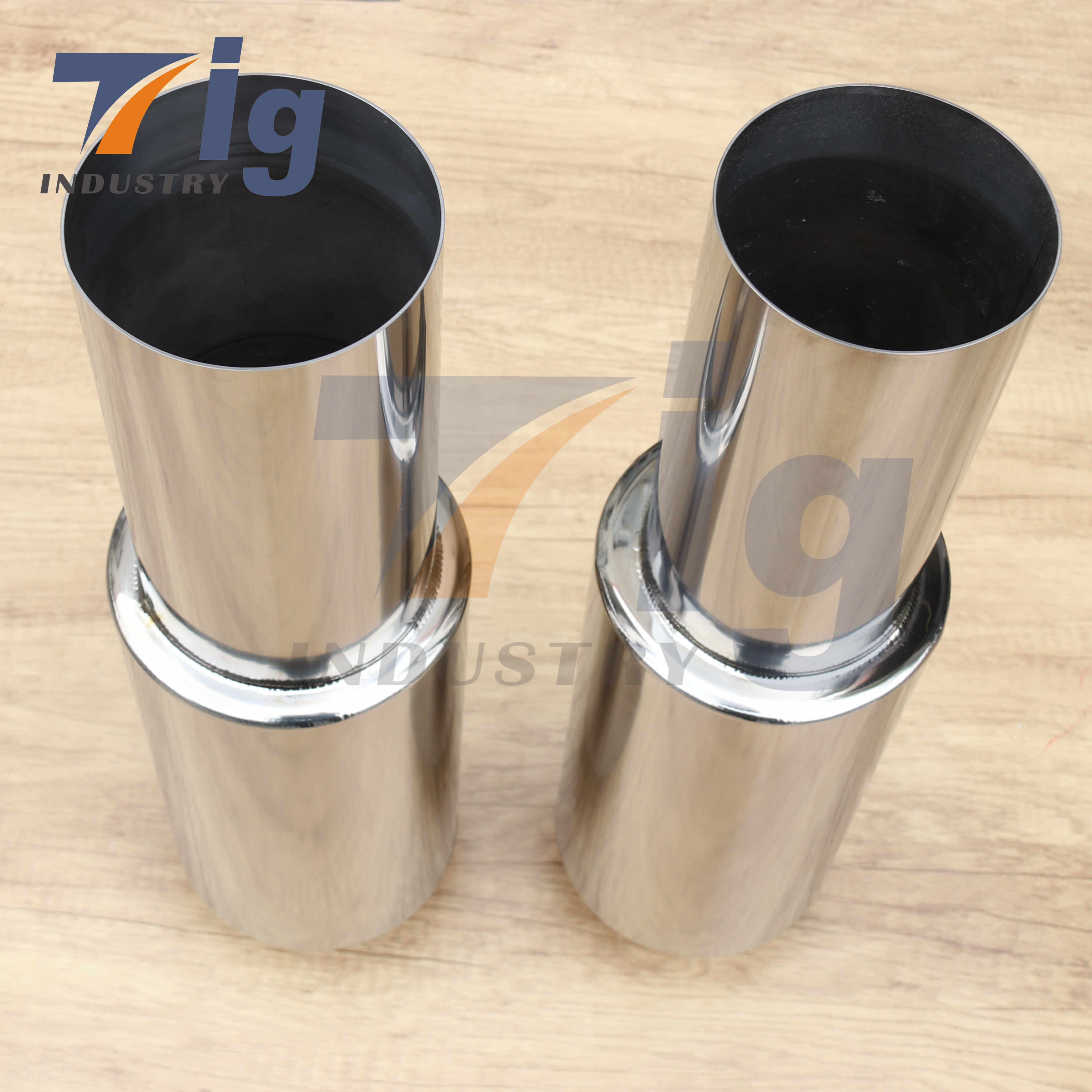 4.6" inlet / outlet straight Universal Exhaust Resonator Muffler