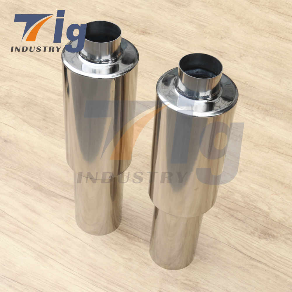 4.6" inlet / outlet straight Universal Exhaust Resonator Muffler