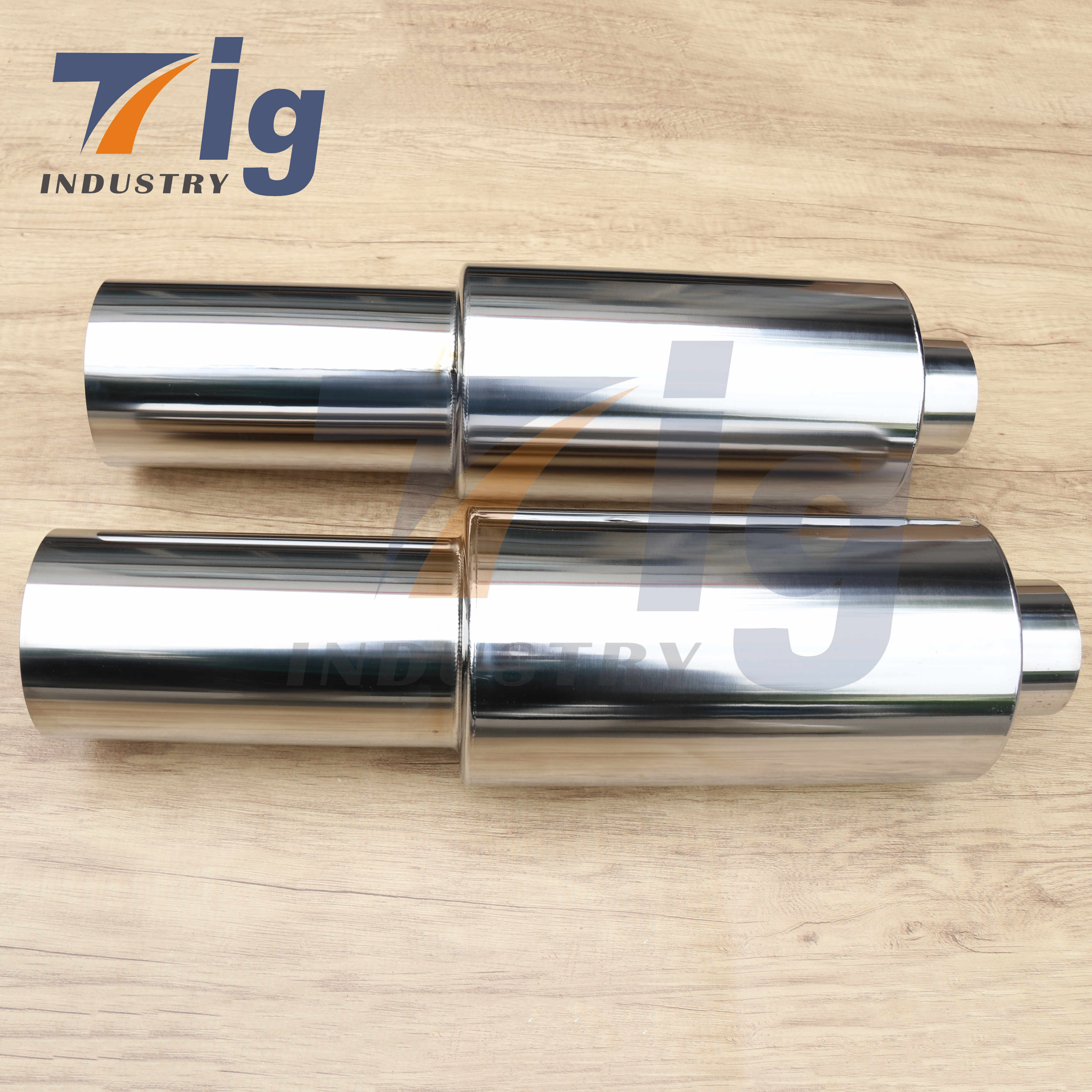4.6" inlet / outlet straight Universal Exhaust Resonator Muffler