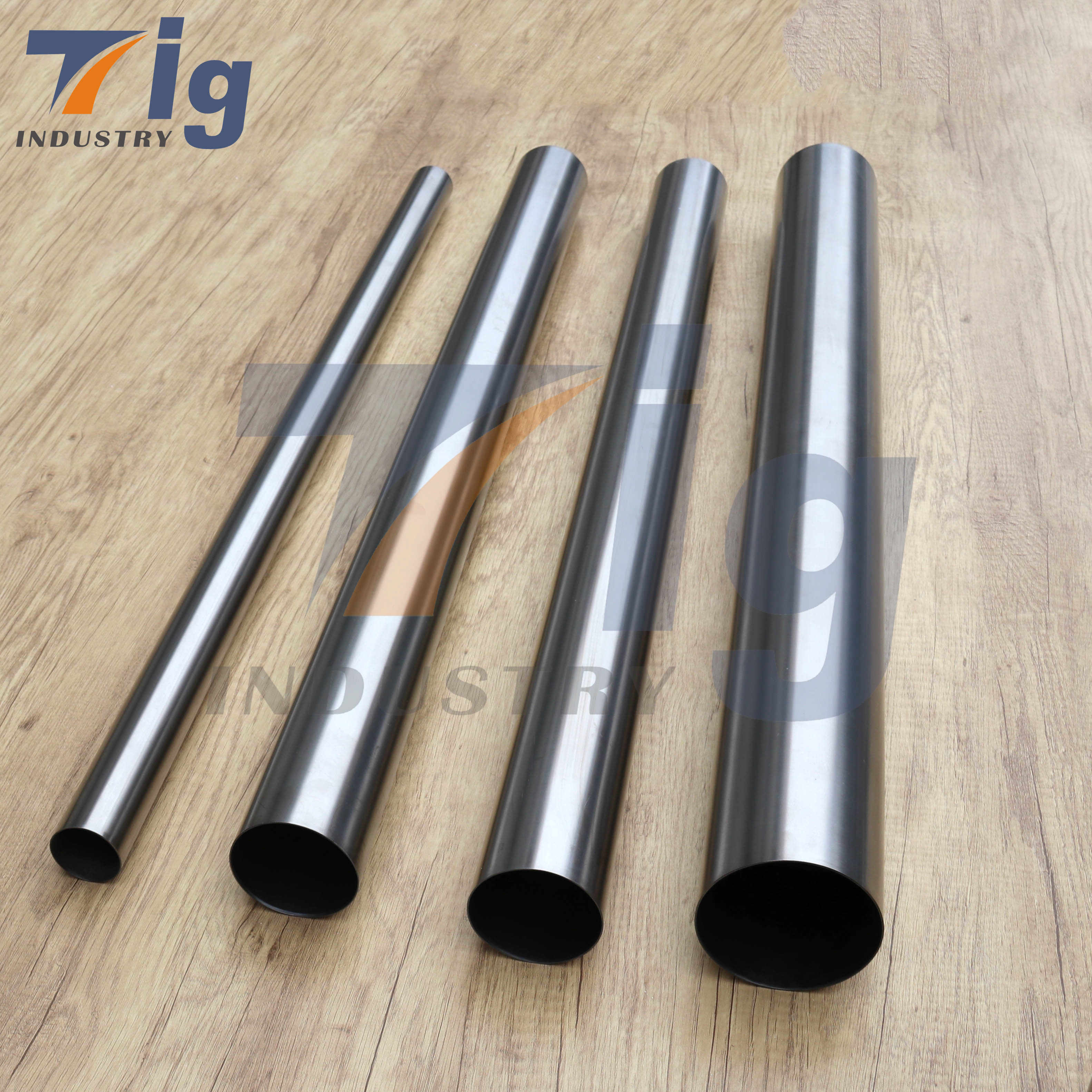Custom 1.0 mm/1.2mm Wall Titanium Straights Pipe 1meter long brushed/polished/baking blue