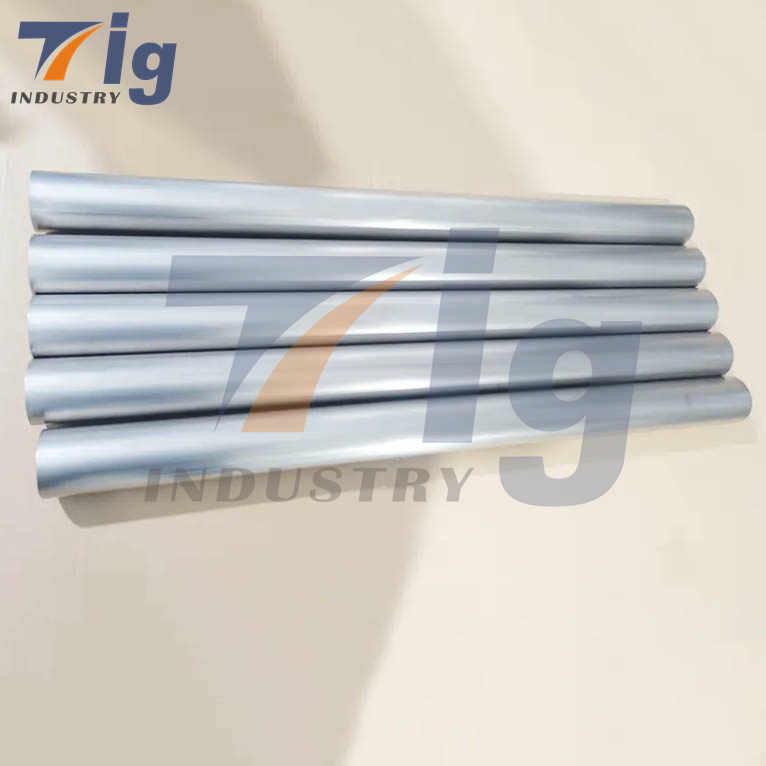 Custom 1.0 mm/1.2mm Wall Titanium Straights Pipe 1meter long brushed/polished/baking blue