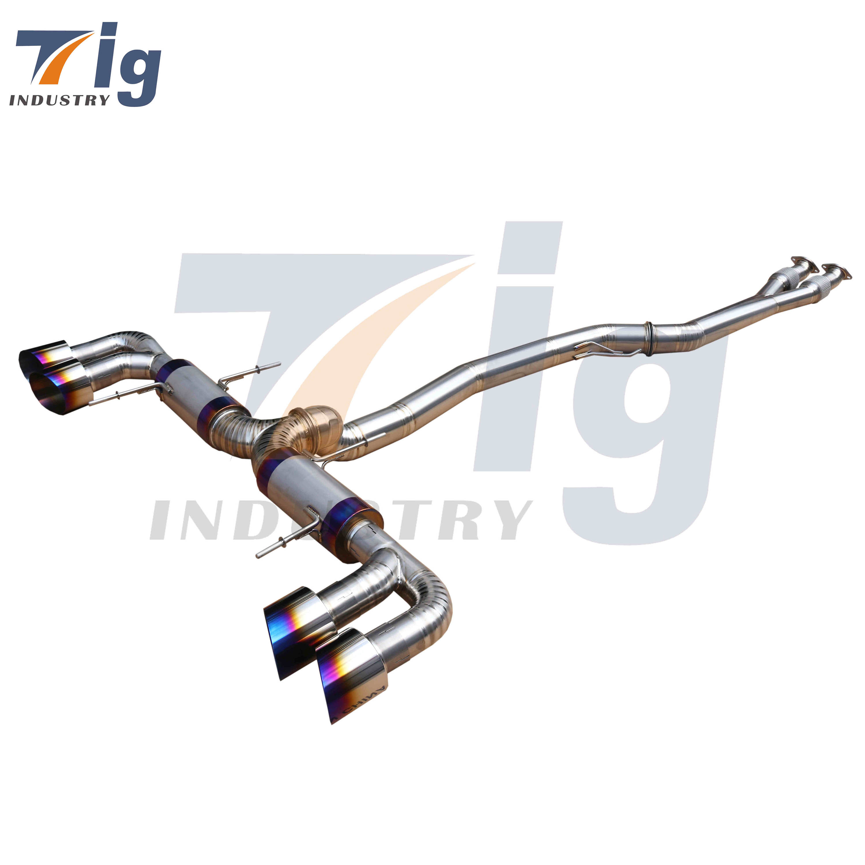 Titanium R35 GTR Monster outlaw 4" exhaust system with Gen2 downpipes kit