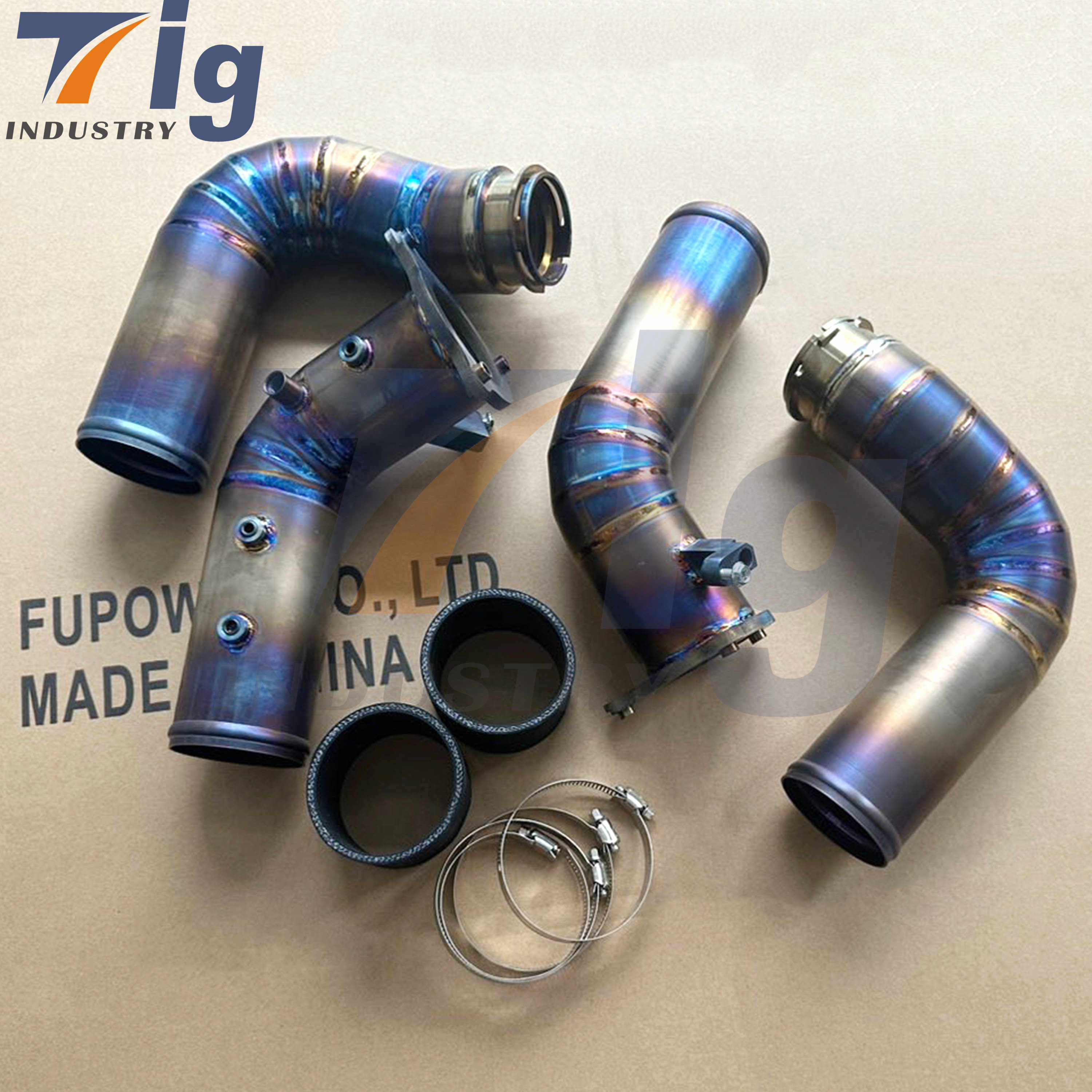 For Bmw b48 b46 f30 330i 320i 430i Titanium charge pipe