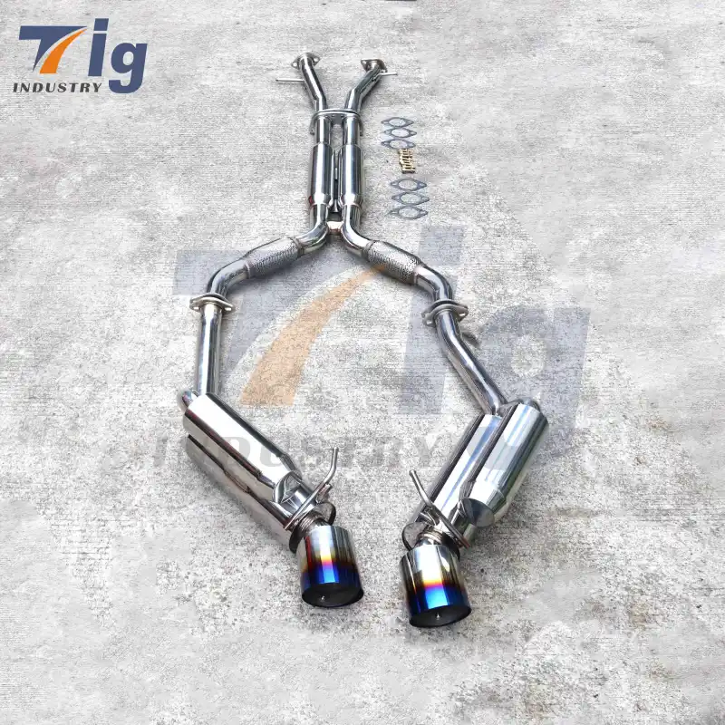 High quality car exhaust pipe 370z exhaust catback for nissan 370z exhaust system