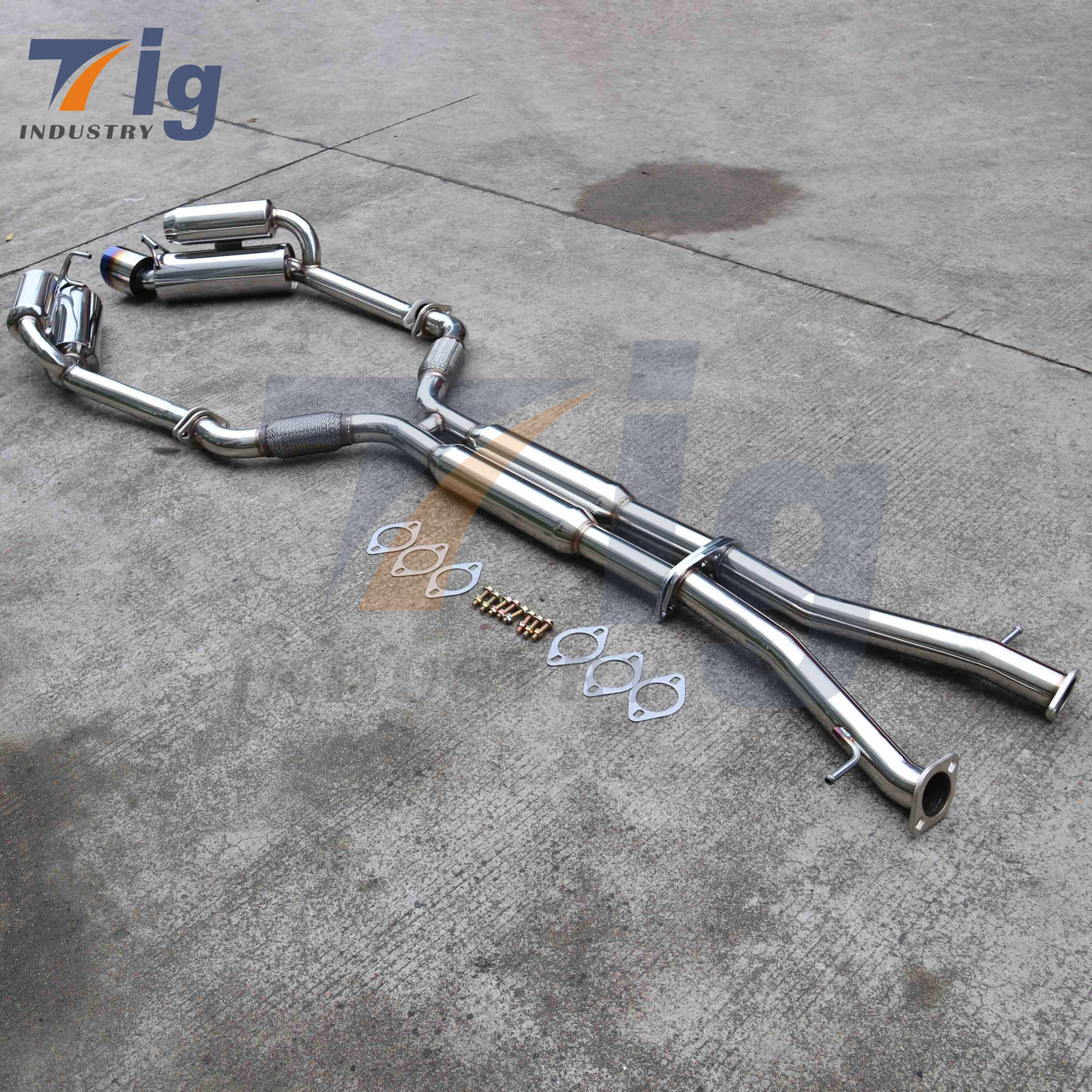 High quality car exhaust pipe 370z exhaust catback for nissan 370z exhaust system