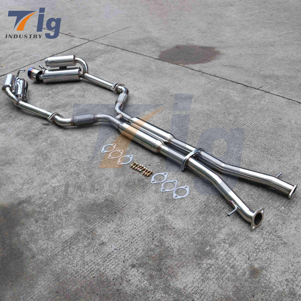 High quality car exhaust pipe 370z exhaust catback for nissan 370z exhaust system