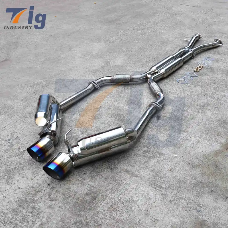 High quality car exhaust pipe 370z exhaust catback for nissan 370z exhaust system