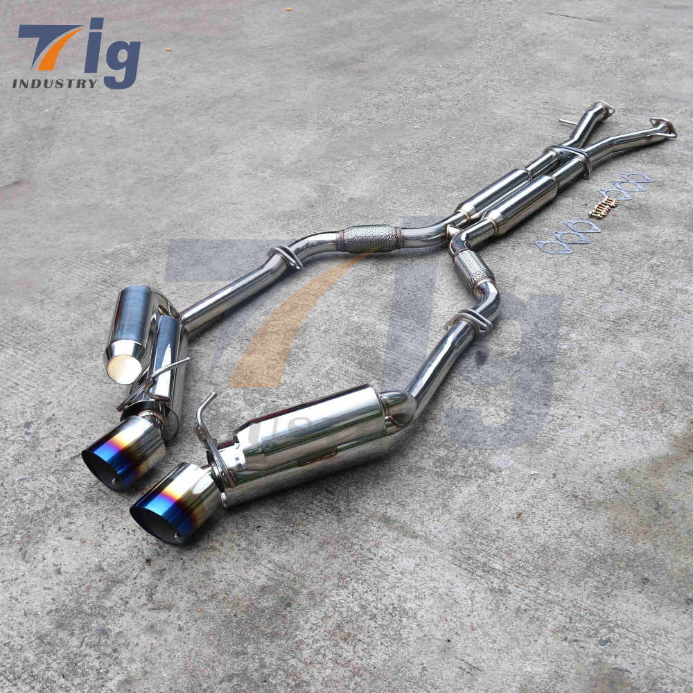 High quality car exhaust pipe 370z exhaust catback for nissan 370z exhaust system