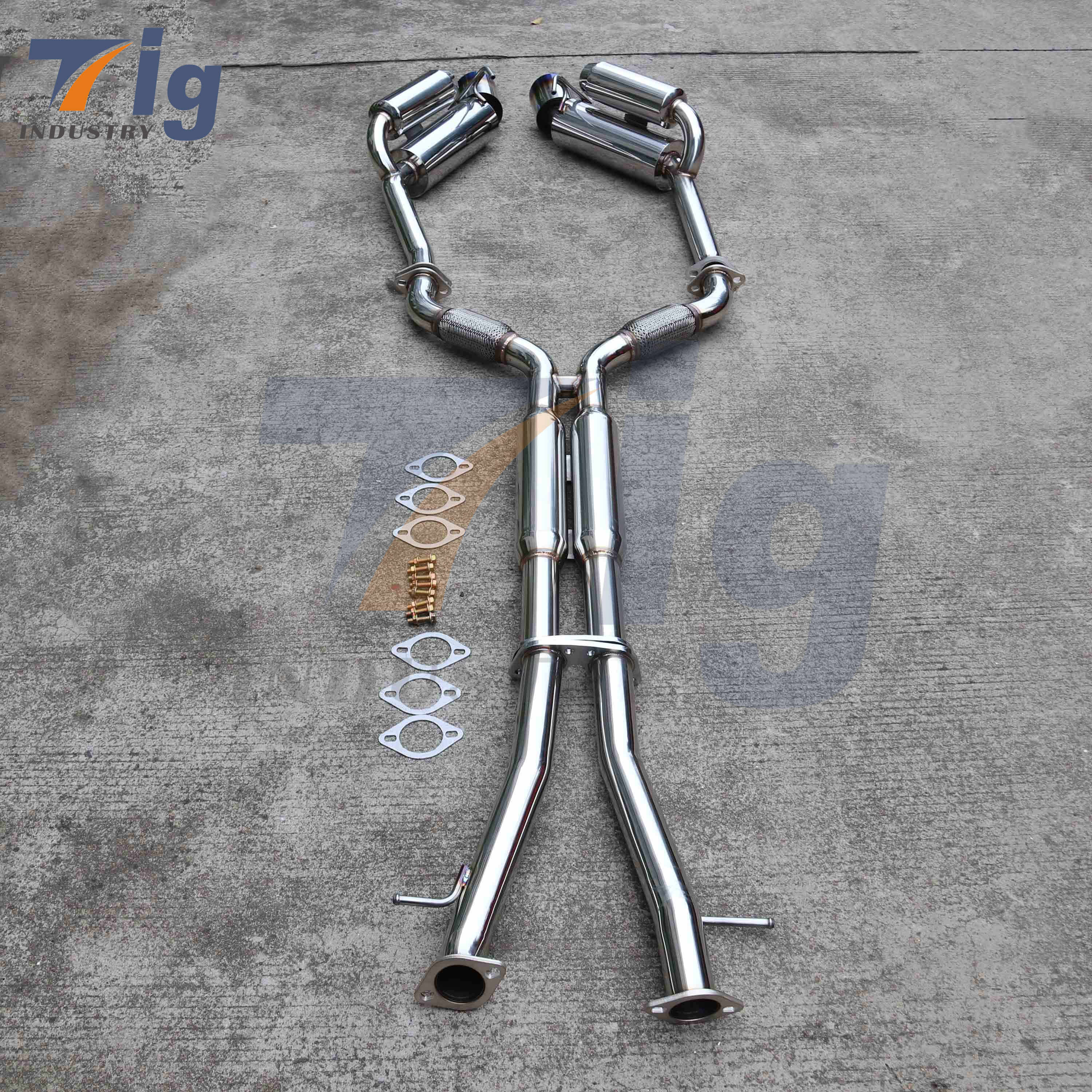 High quality car exhaust pipe 370z exhaust catback for nissan 370z exhaust system