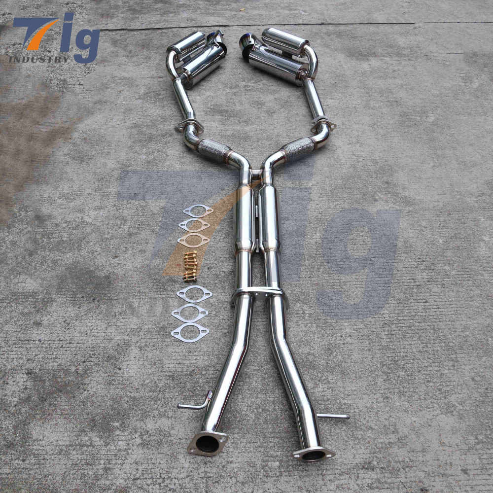 High quality car exhaust pipe 370z exhaust catback for nissan 370z exhaust system