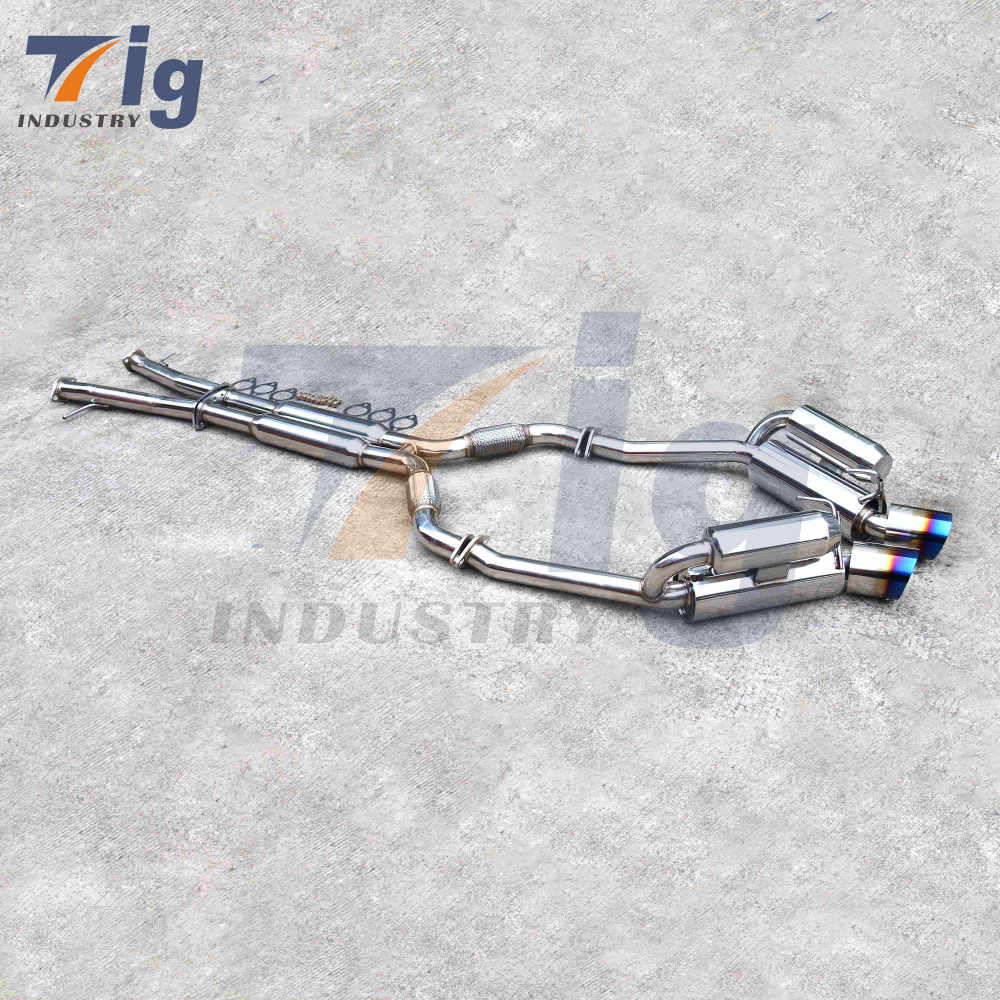 High quality car exhaust pipe 370z exhaust catback for nissan 370z exhaust system