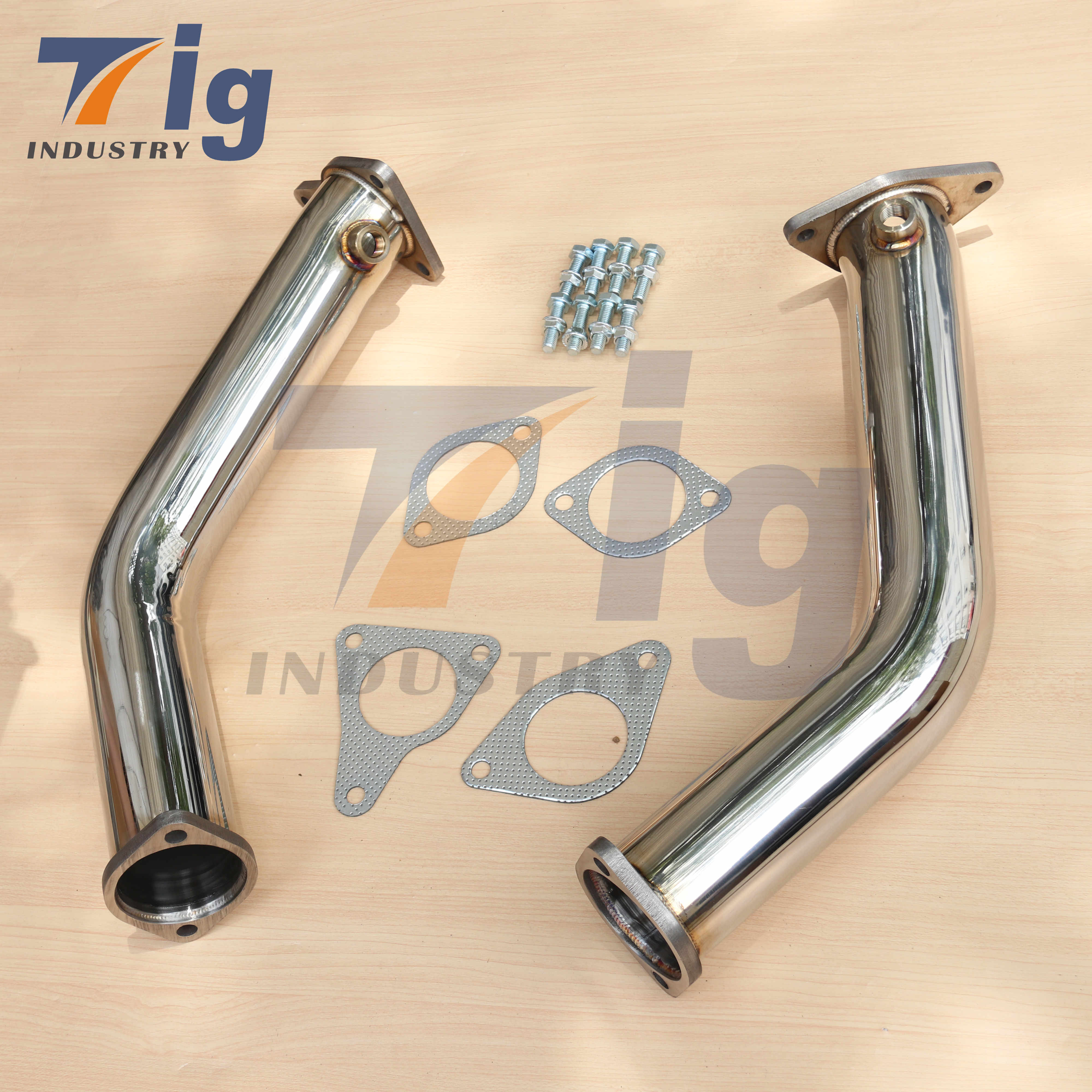 Stainless Steel Lower Downpipes 2.5"- Infiniti Q50 / Q60 3.0t Premium / Red Sport RS400 VR30DDTT