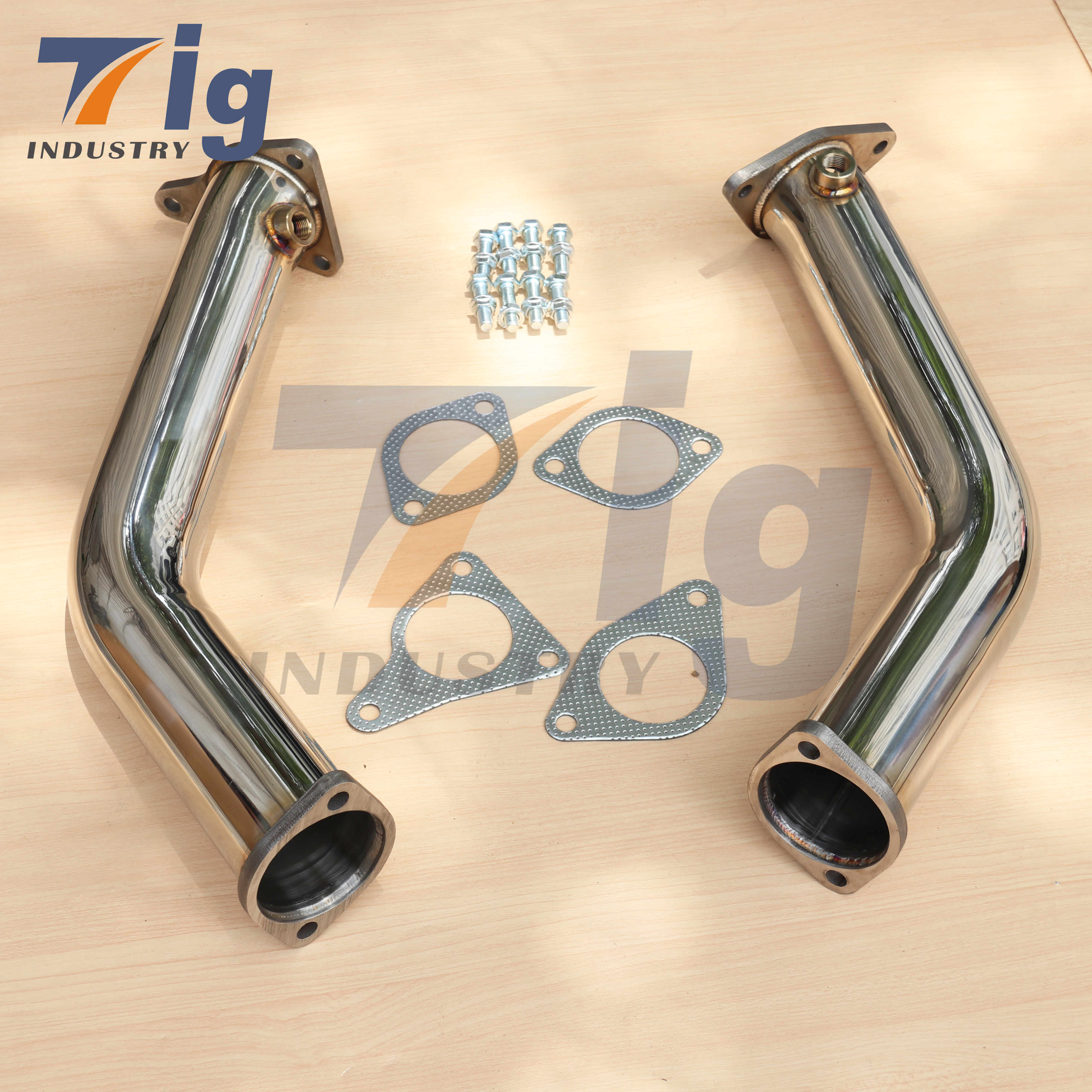 Stainless Steel Lower Downpipes 2.5"- Infiniti Q50 / Q60 3.0t Premium / Red Sport RS400 VR30DDTT