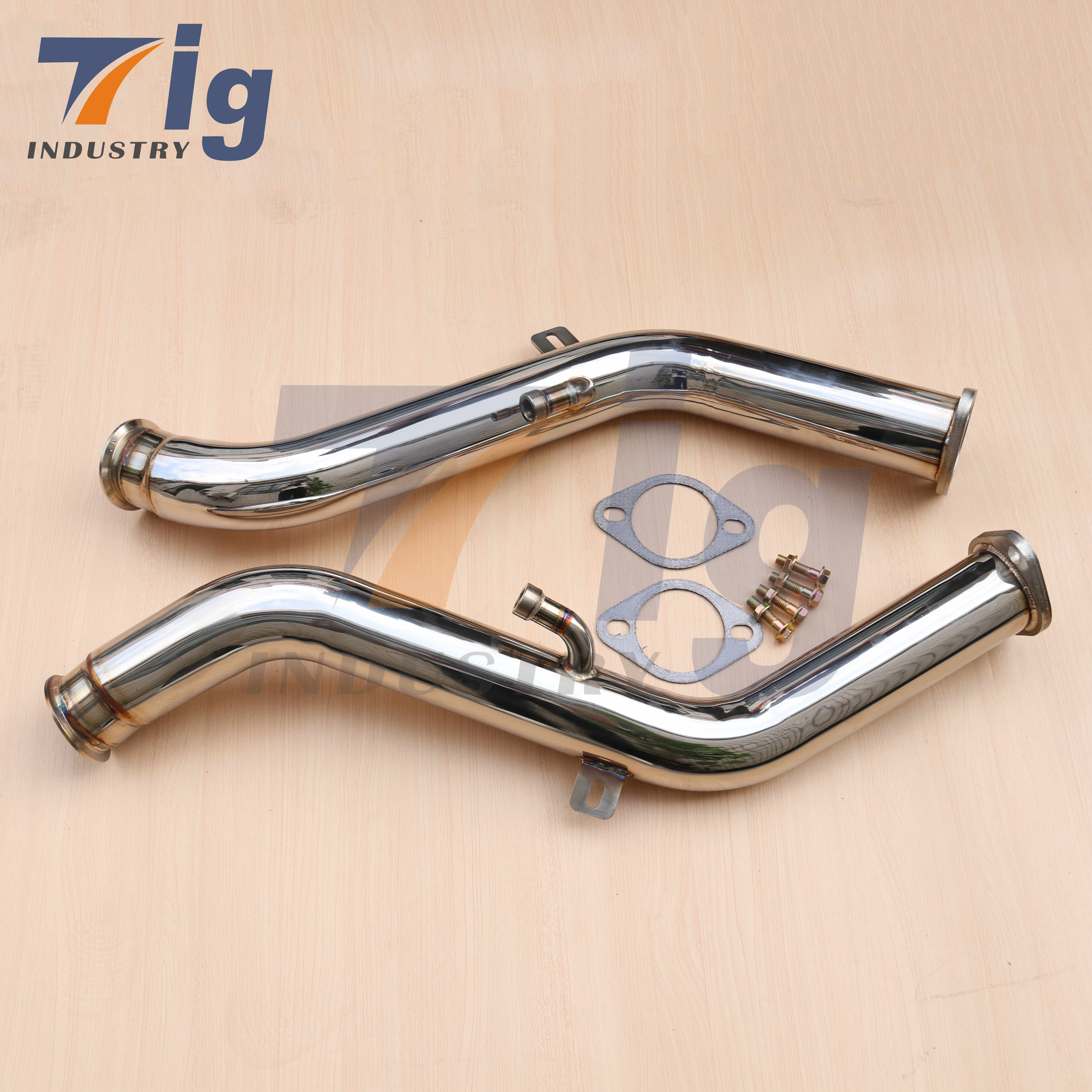 exhaust downpipe for Infiniti Q50 Q60 3.0T catless downpipe SS304 370Z 350Z