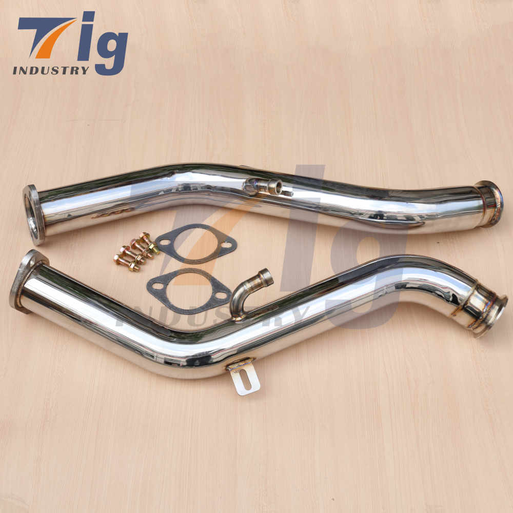 exhaust downpipe for Infiniti Q50 Q60 3.0T catless downpipe SS304 370Z 350Z