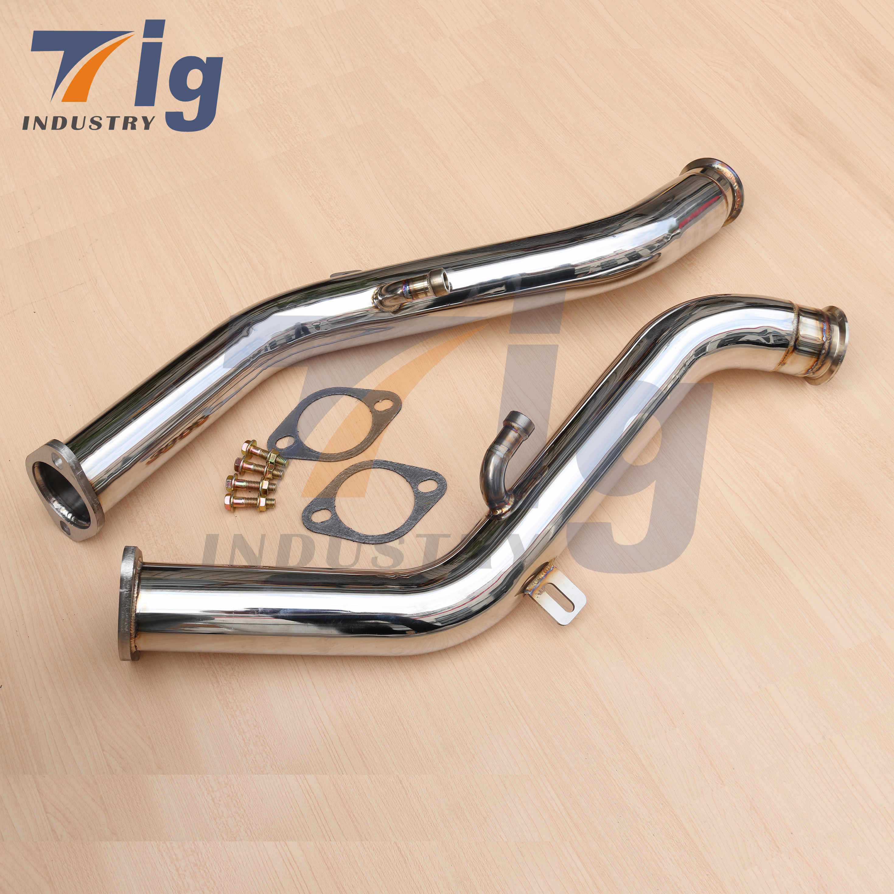 exhaust downpipe for Infiniti Q50 Q60 3.0T catless downpipe SS304 370Z 350Z