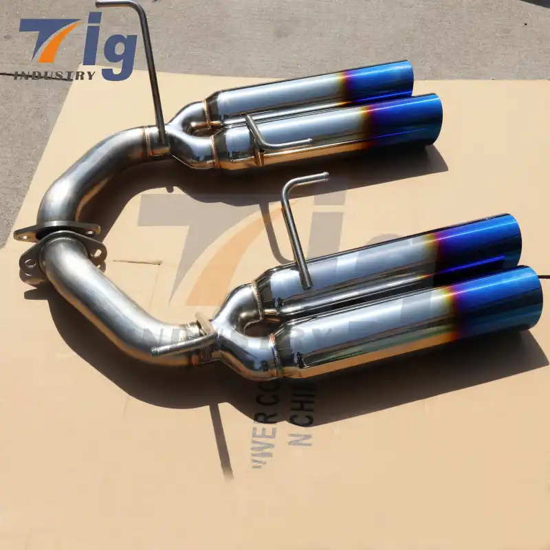 Axleback Exhaust Burnt Stainless Tips For Subaru WRX 2022-2023