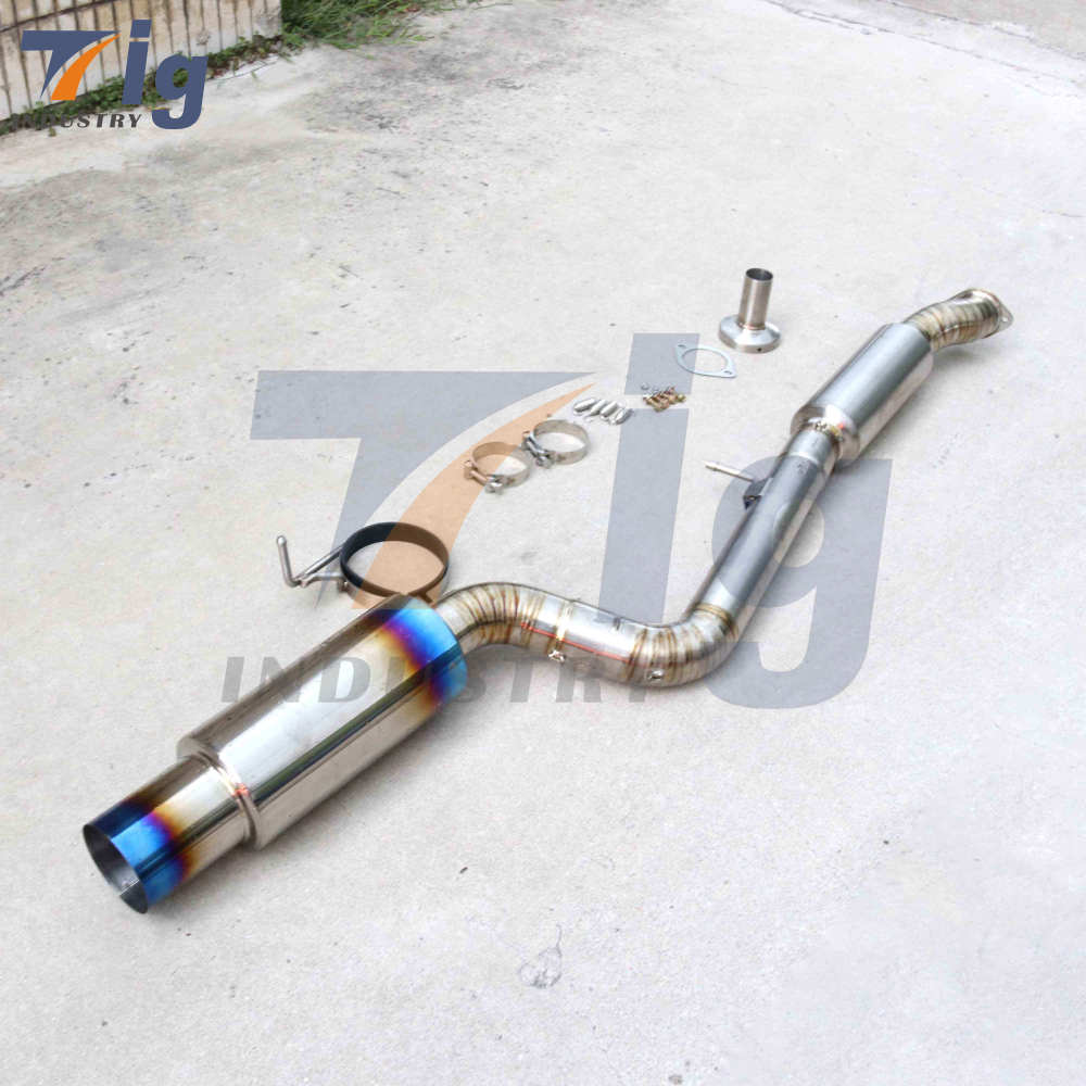 Ti Full Titanium Catback Exhaust Burnt Tip 2009-2016 For Nissan 370Z